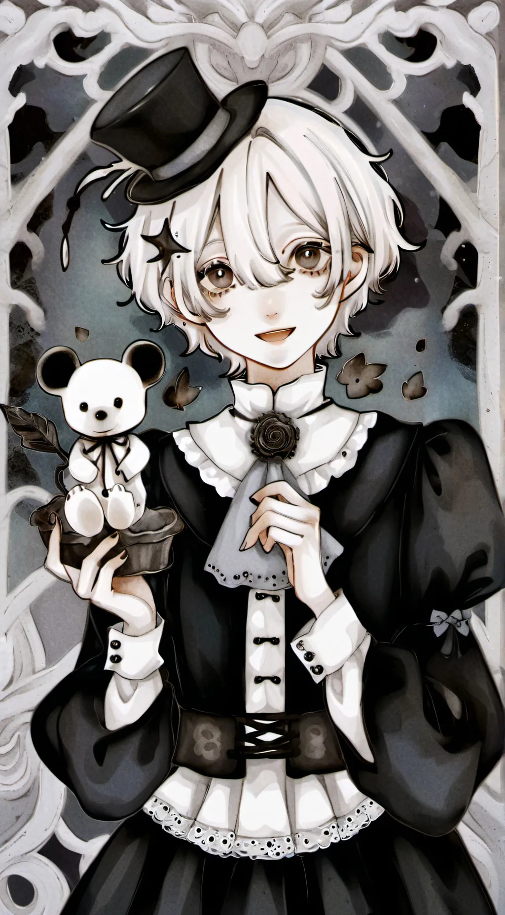 ai character: 💀 background