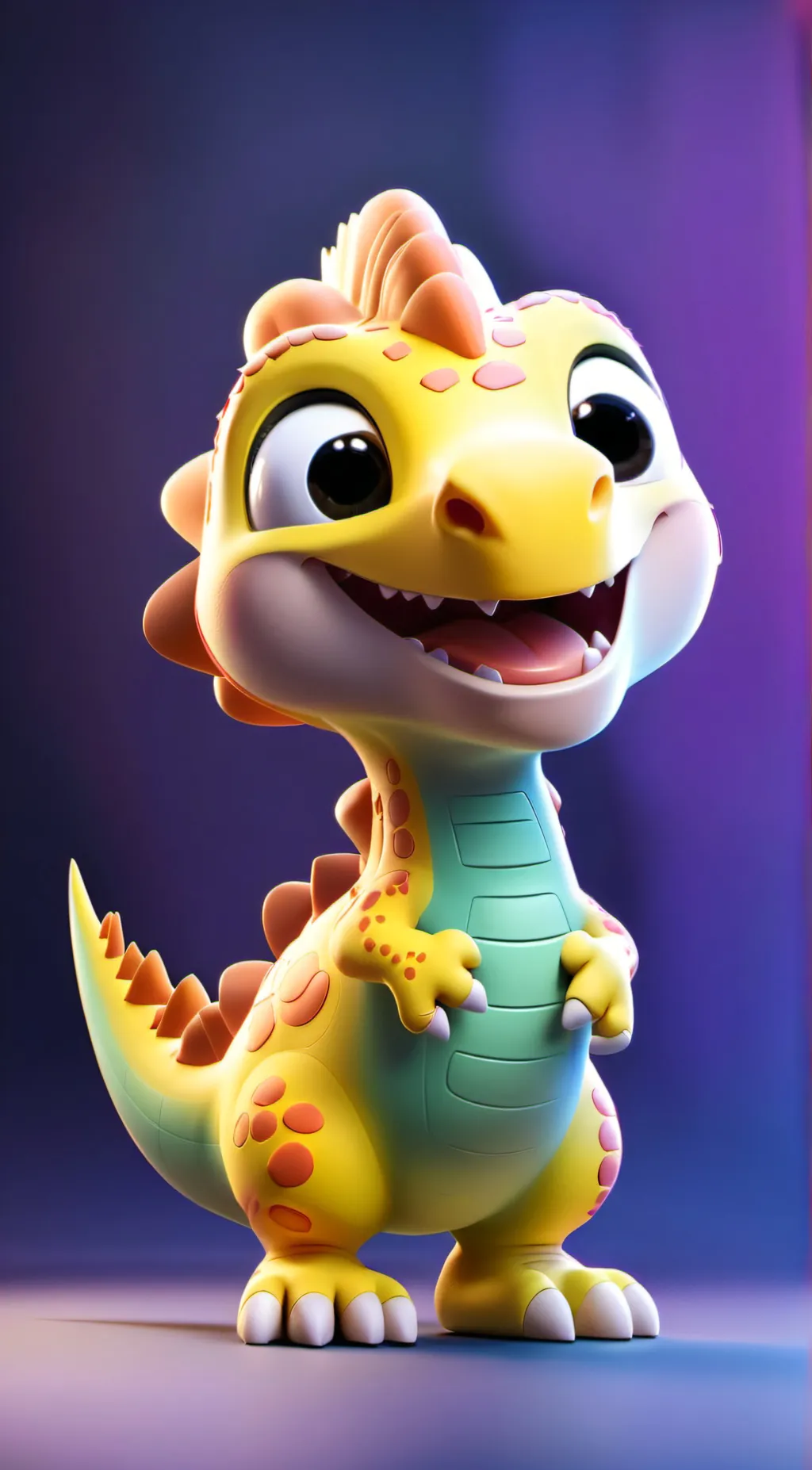 ai character: Cyellow  background