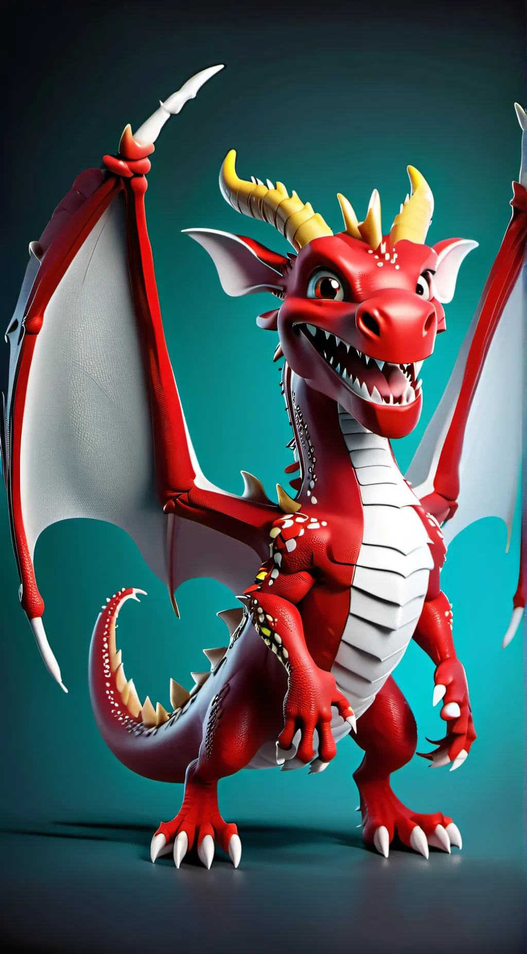 ai character: DragonDare  background