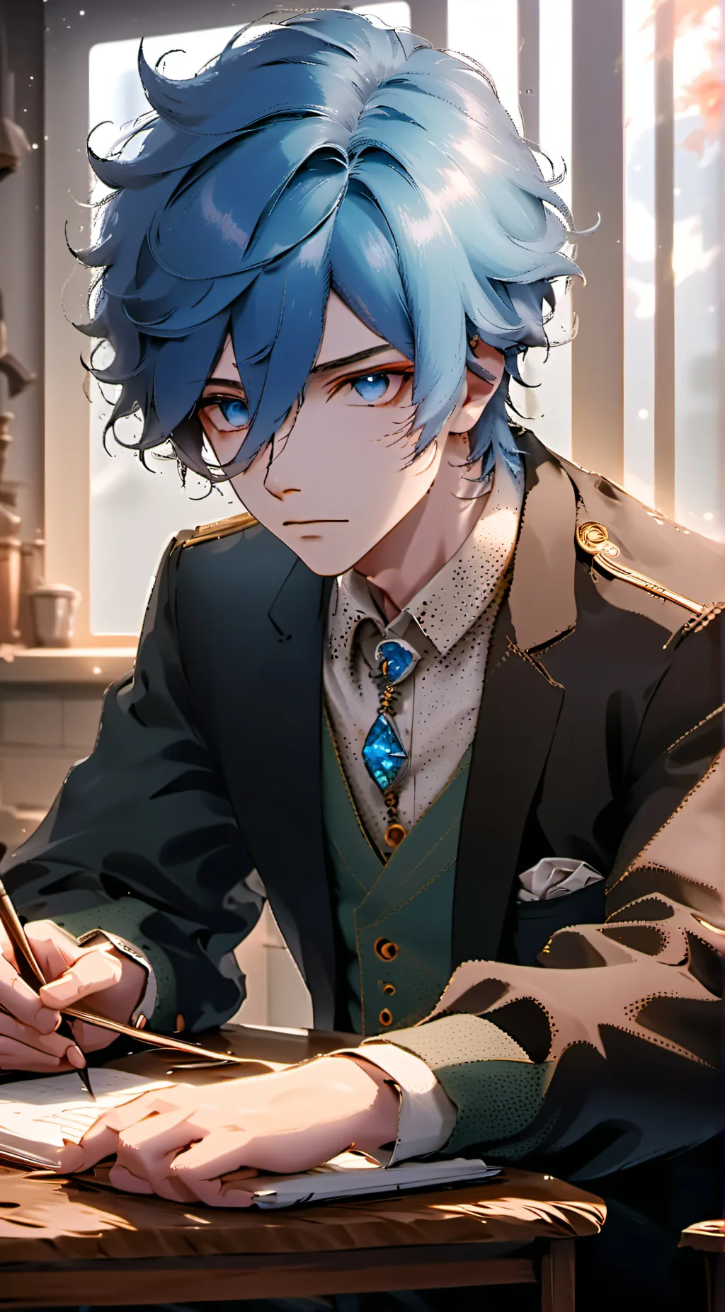 ai character: ethan background