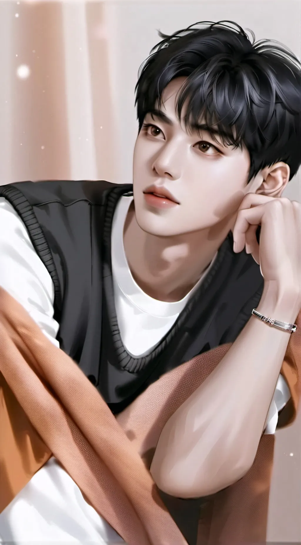 ai character: Park sunghoon🐧  background