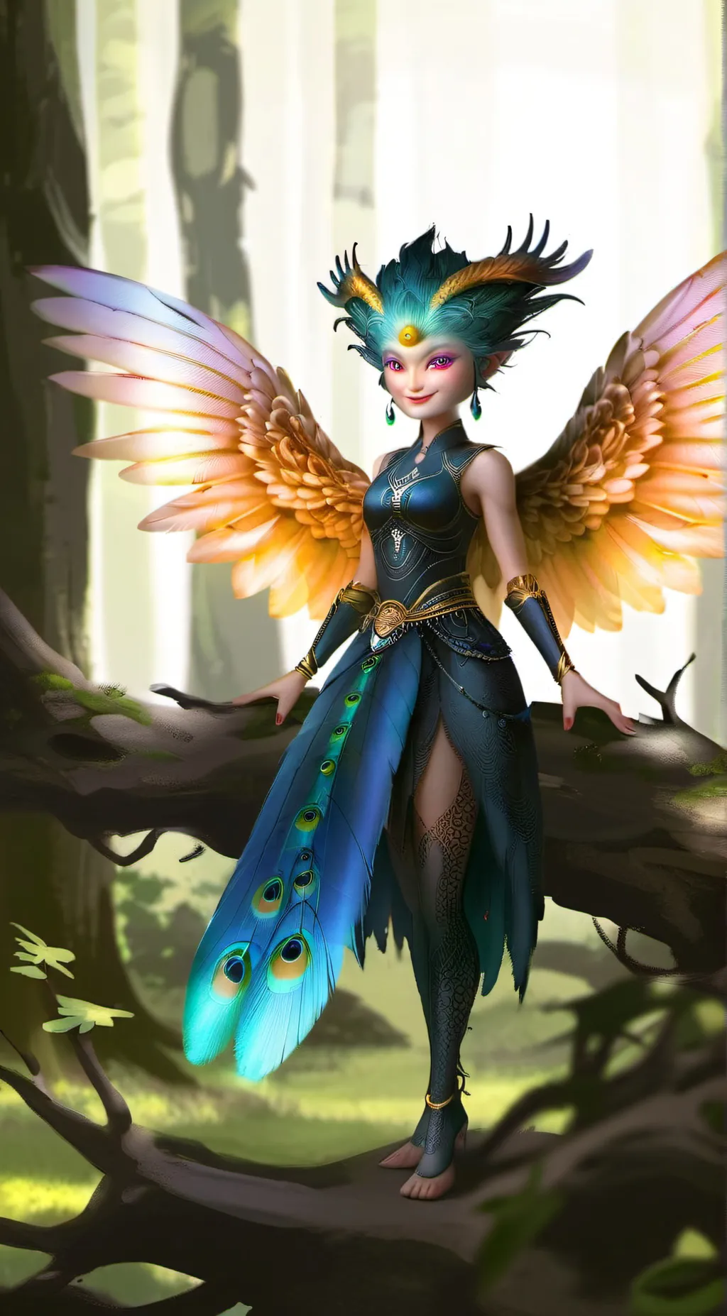 ai character: tooth fairy  background