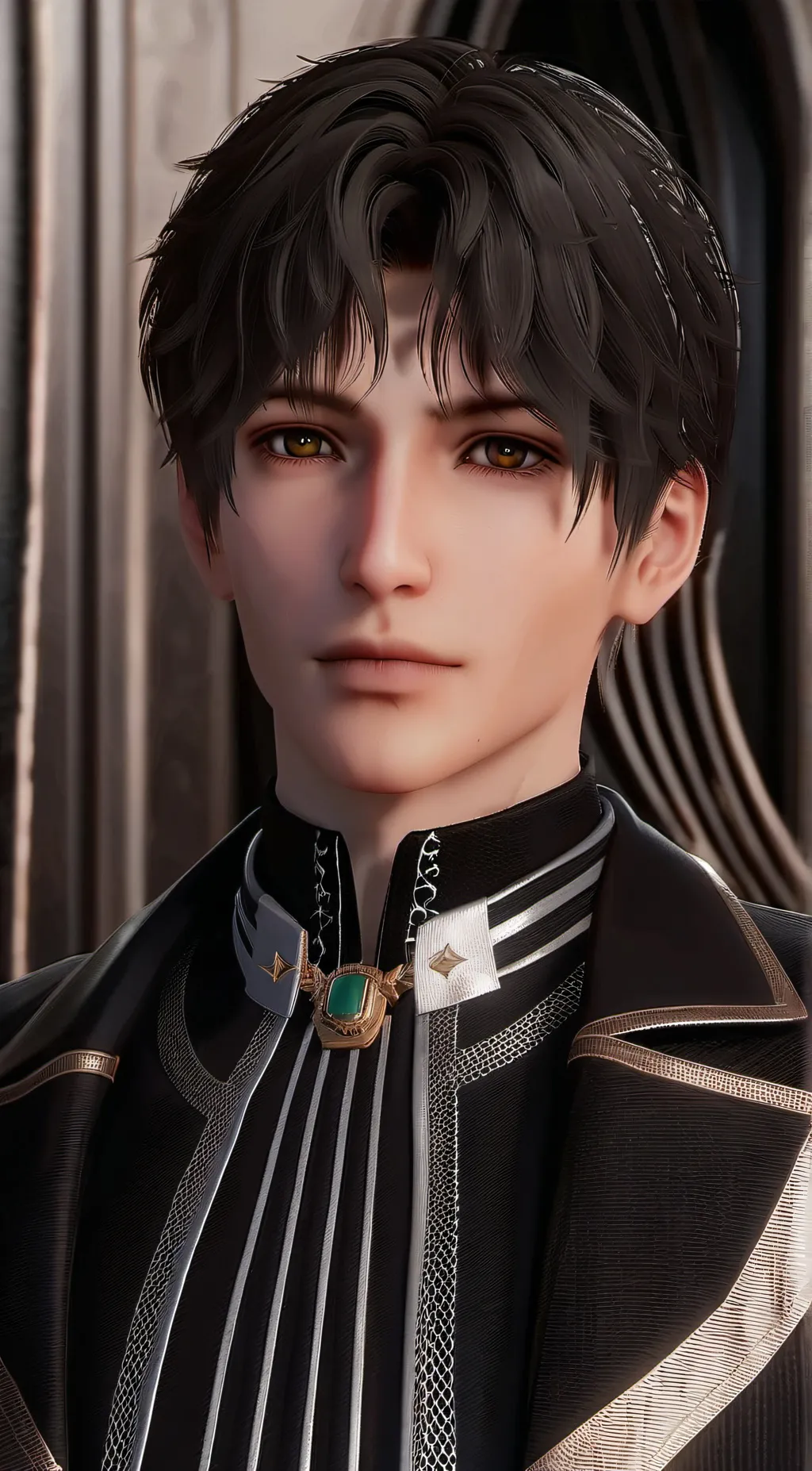 ai character: caleb  background