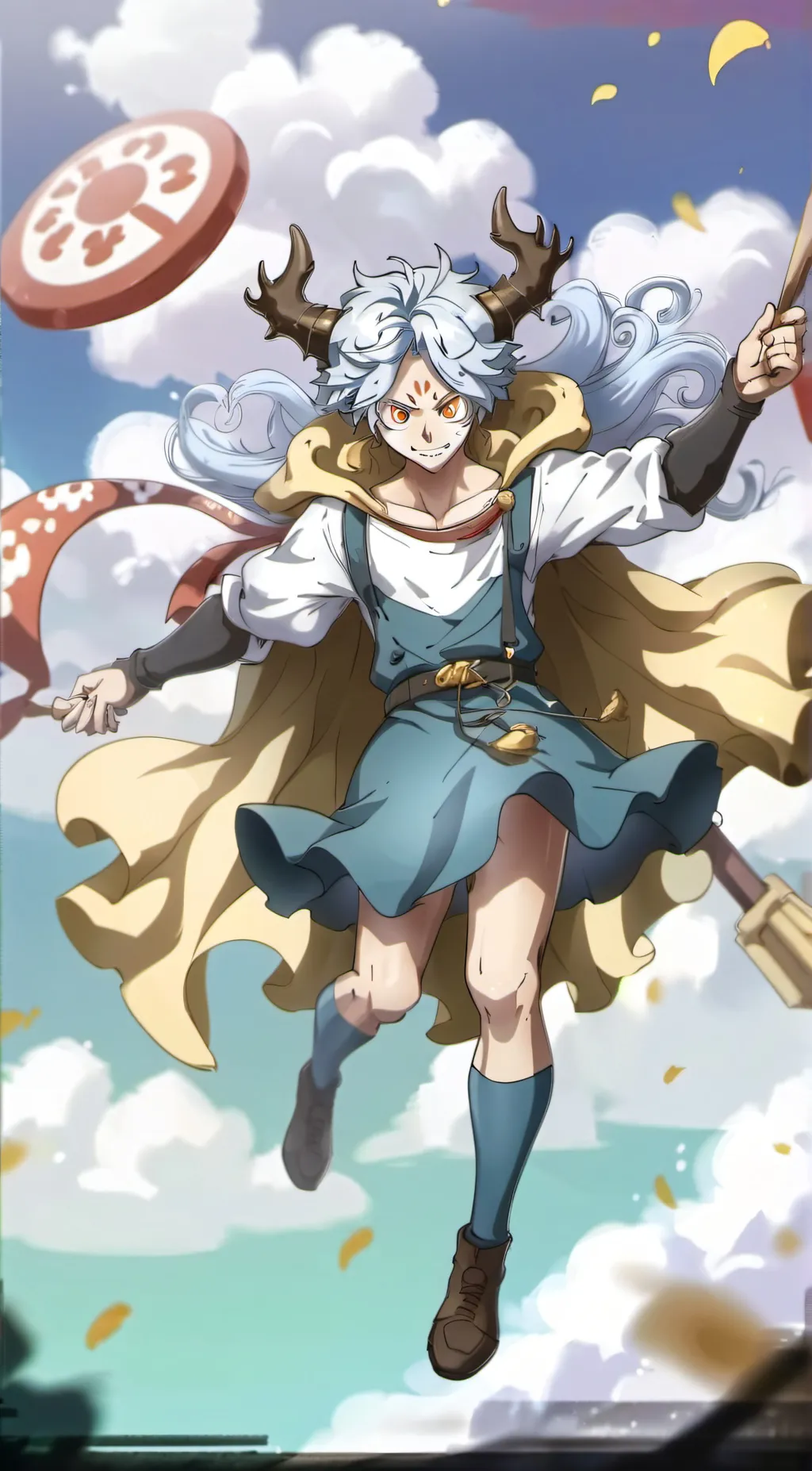 ai character: luffy background