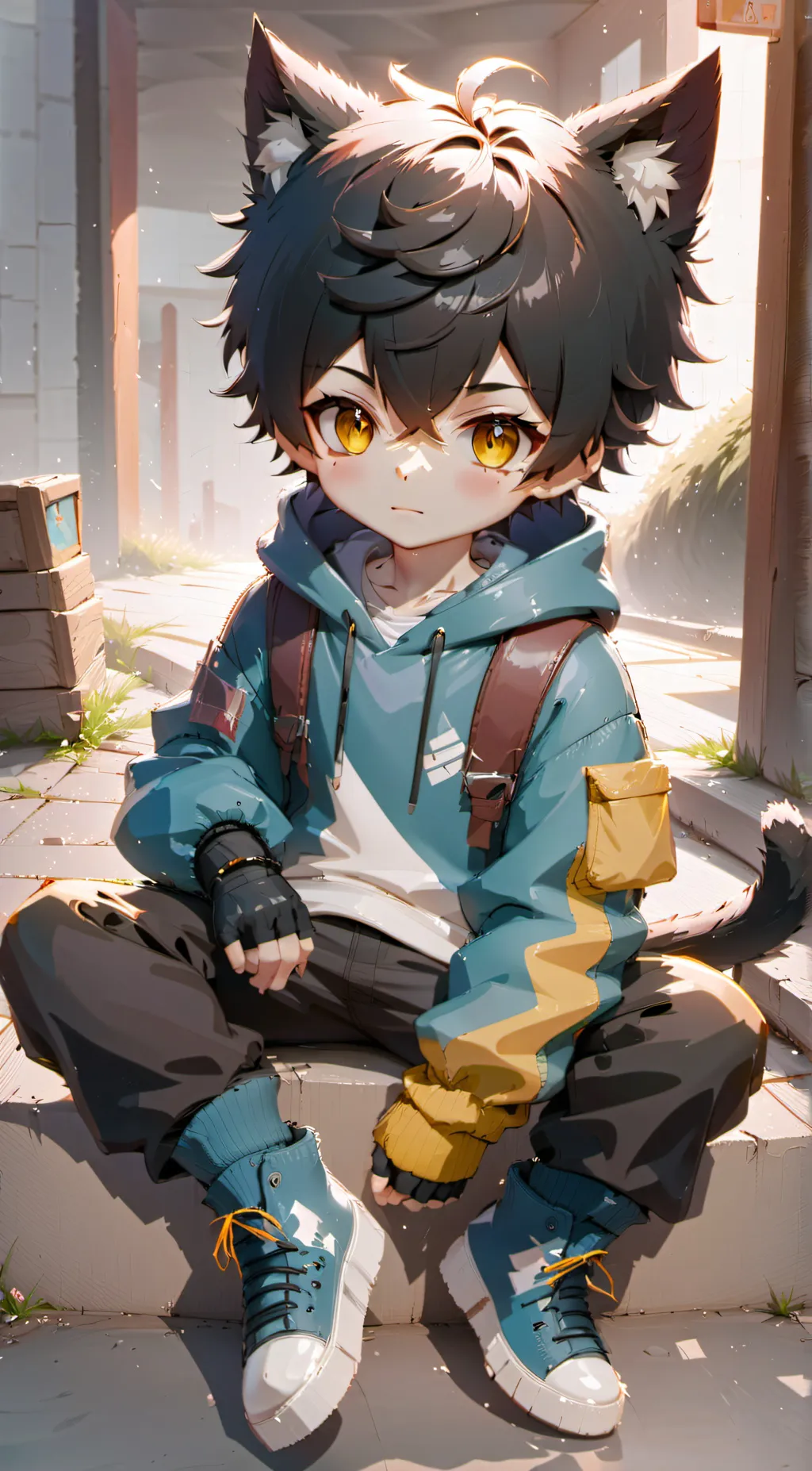 ai character: Lucas background