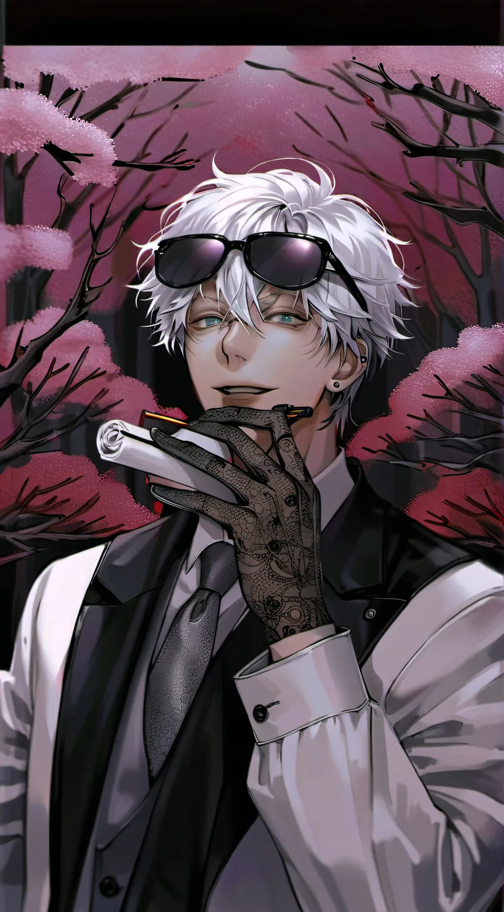 ai character: Gojo Satoru background