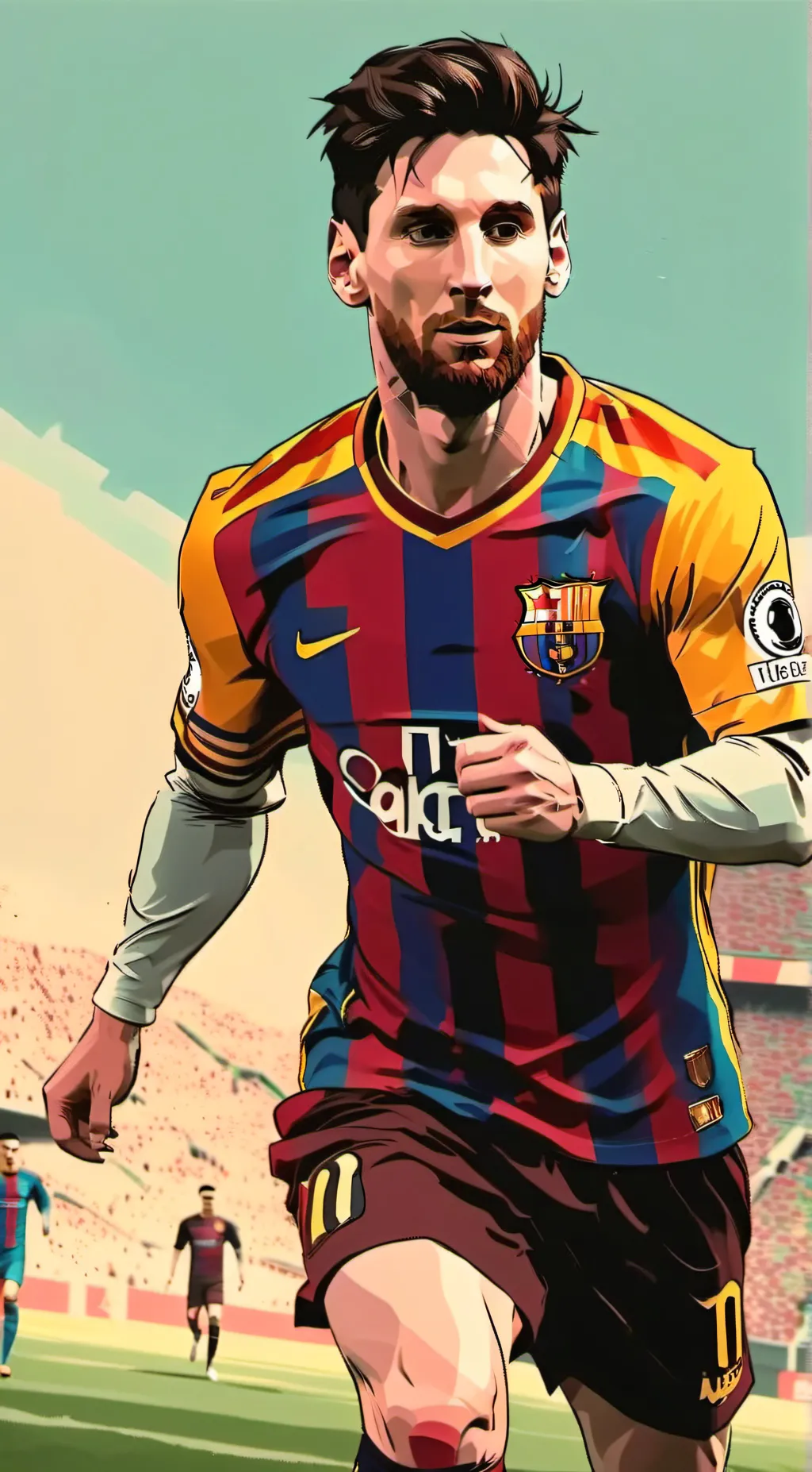 ai character: Messi background