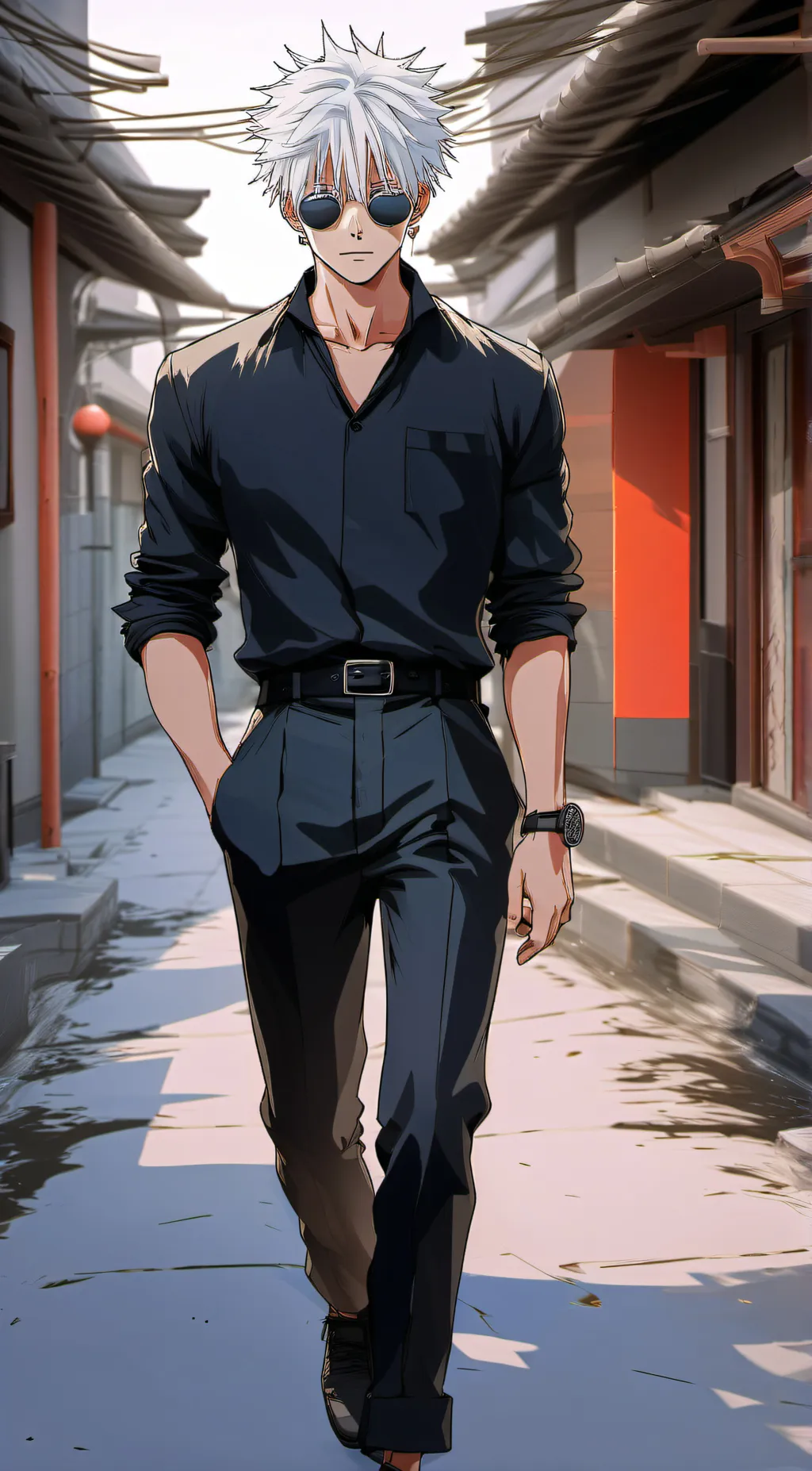 ai character: Satoru Gojo background