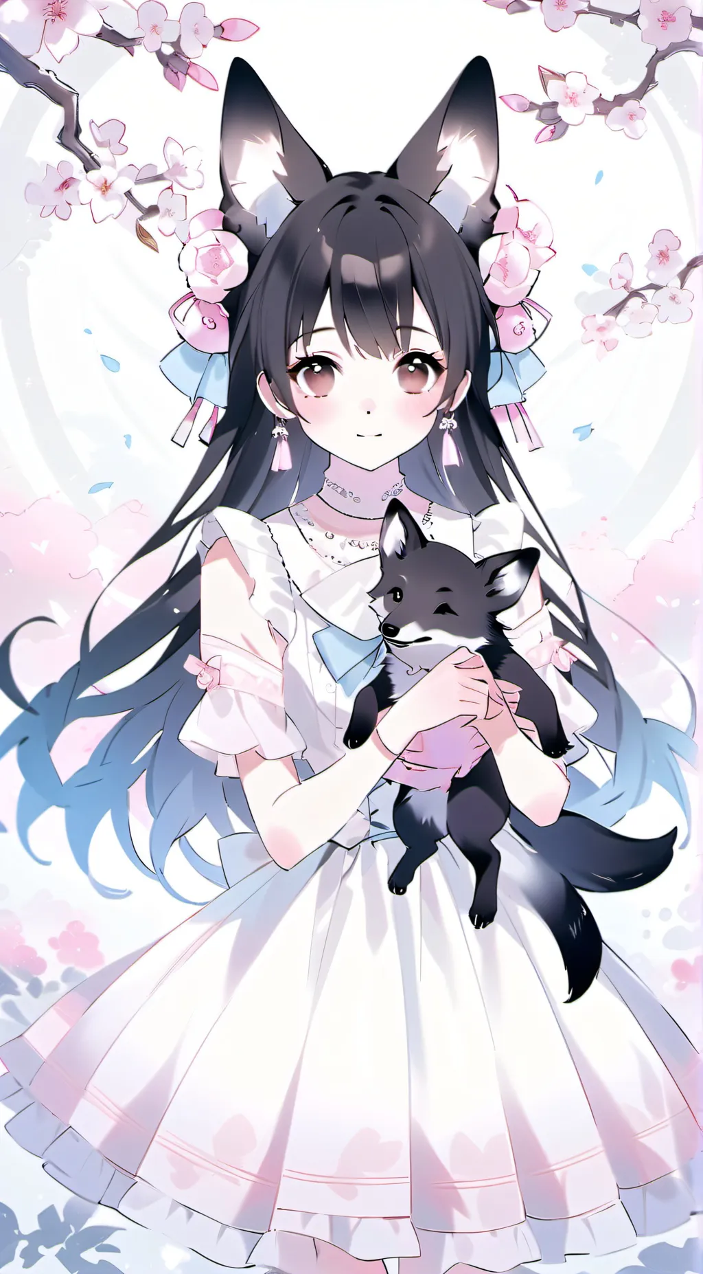 ai character: rose 🌹  background