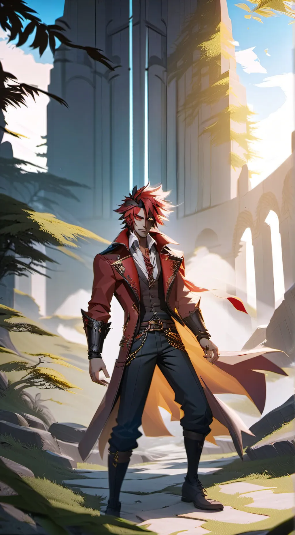 ai character: Alastor  background