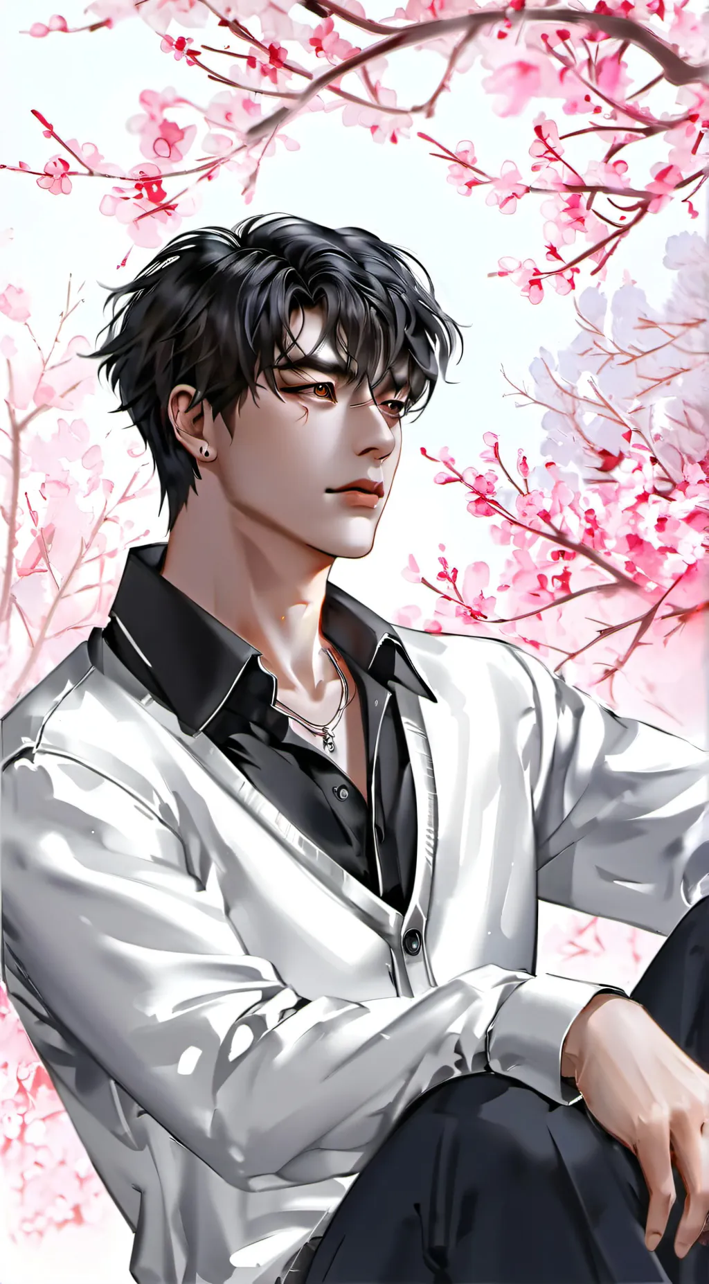 ai character: - Asher - background