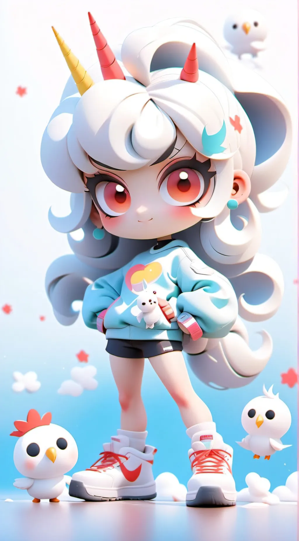 ai character: CraftyCorn 🎨  background