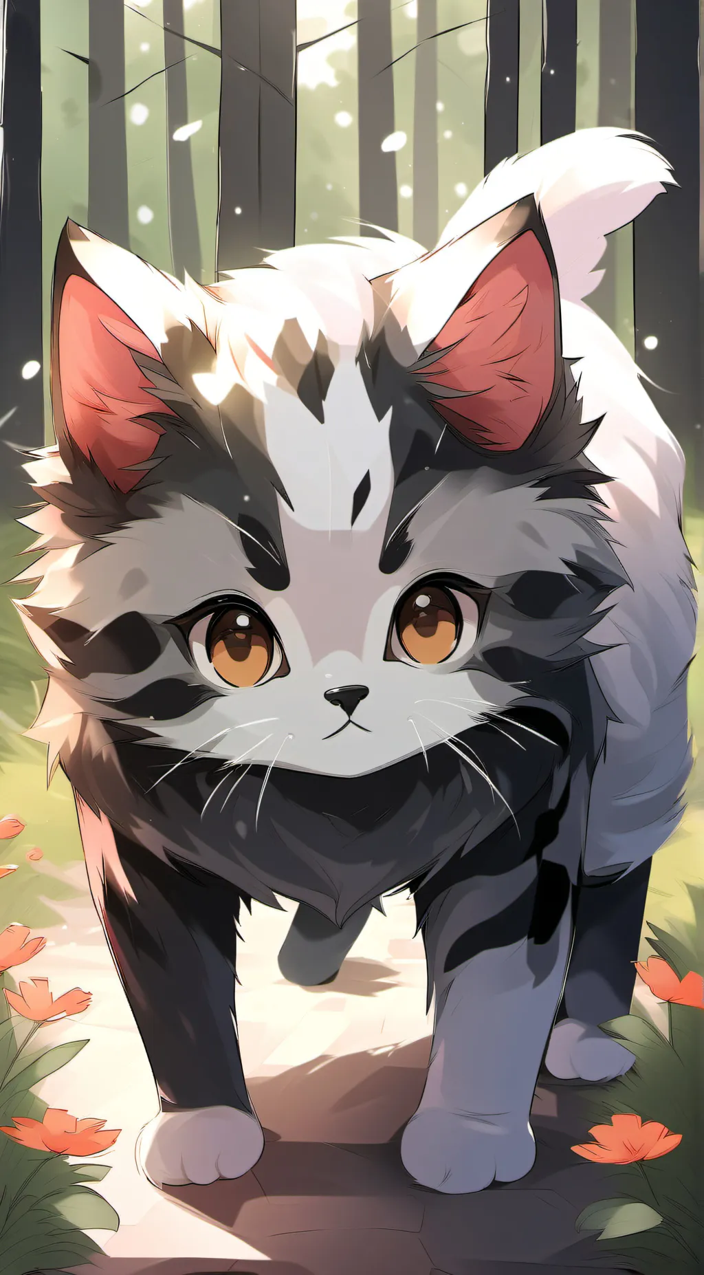 ai character: Cat background