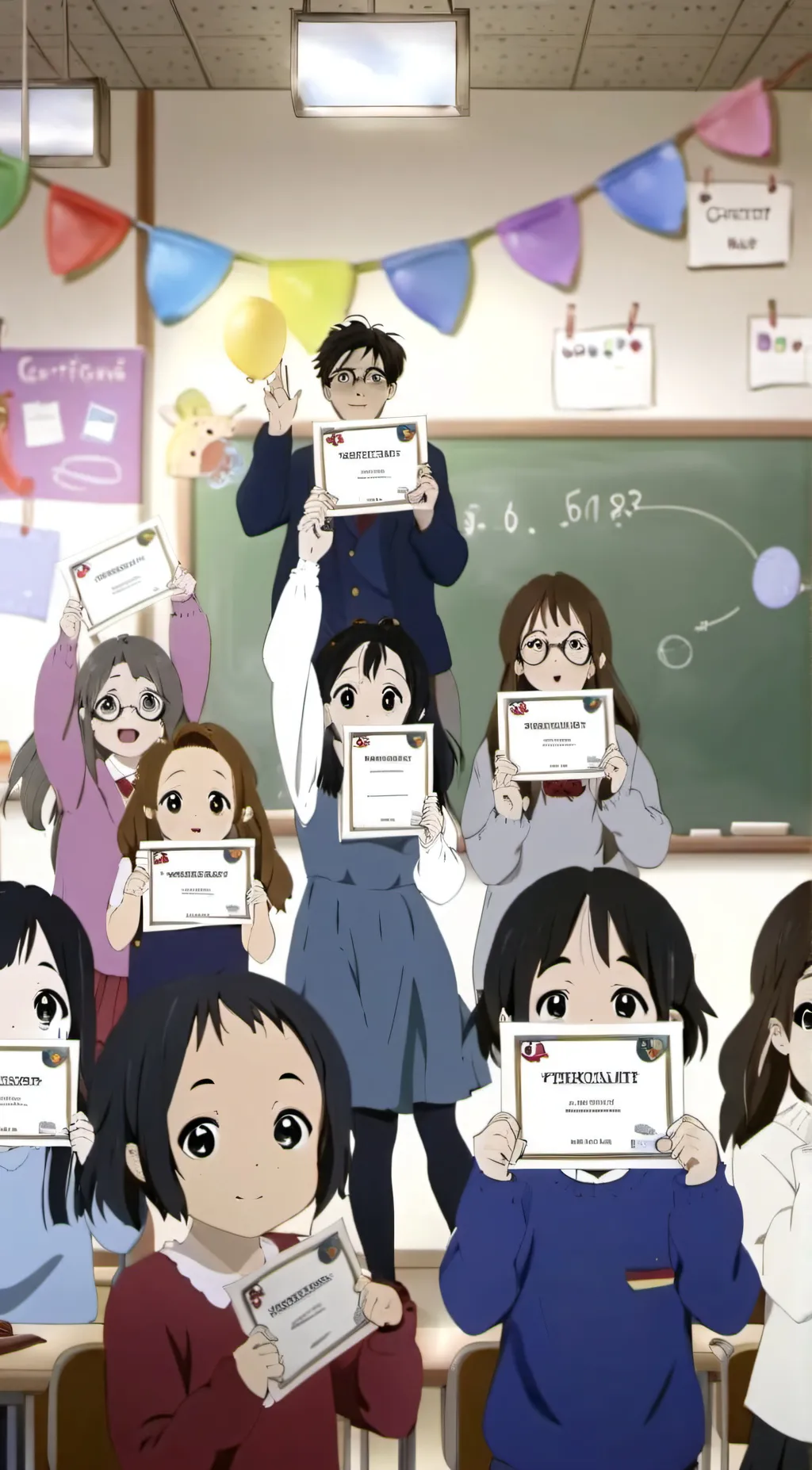 ai character: school  background