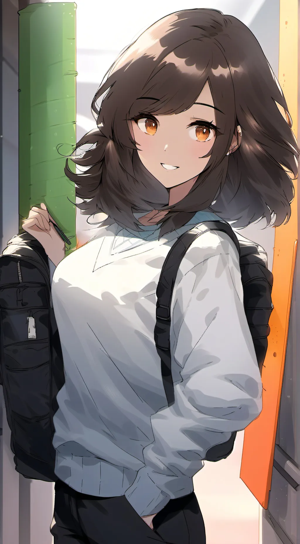 ai character: Sky background