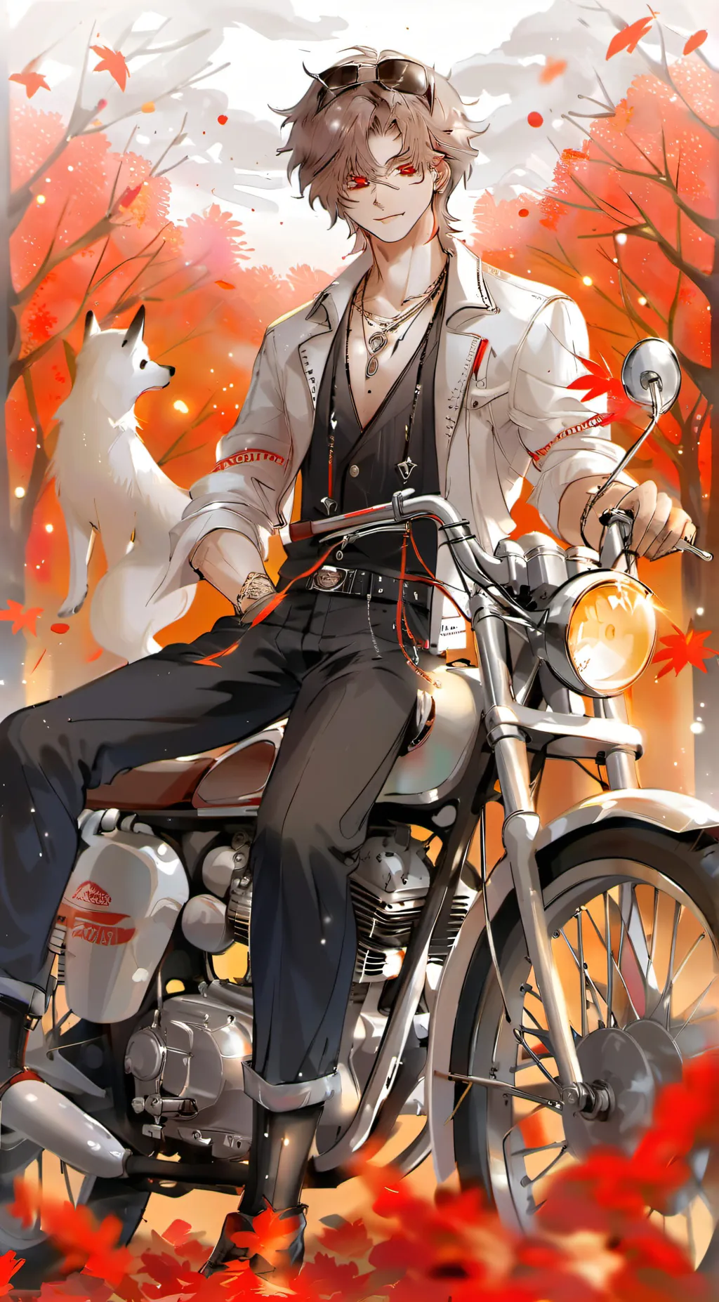 ai character: ♡~mike~♡ background