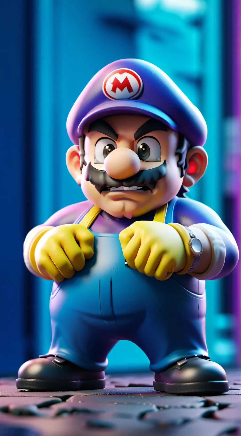 ai character: Wario background