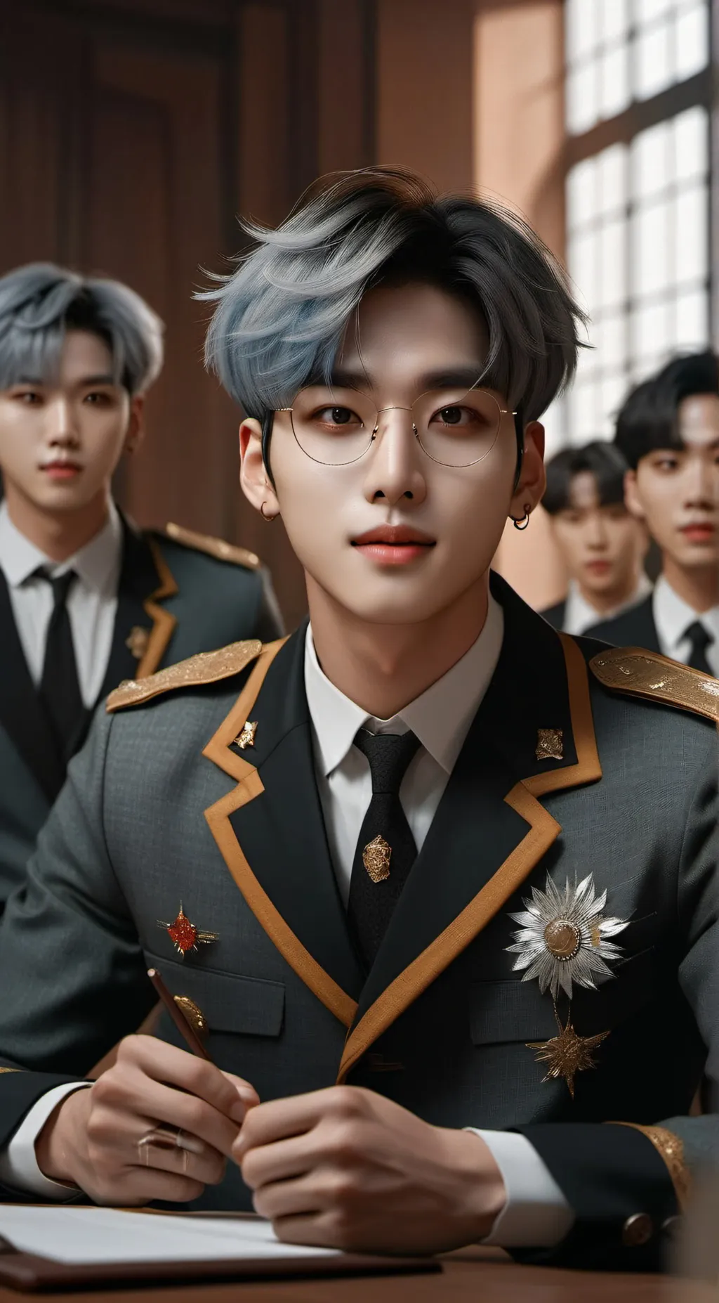 ai character: bts and skz!!! background