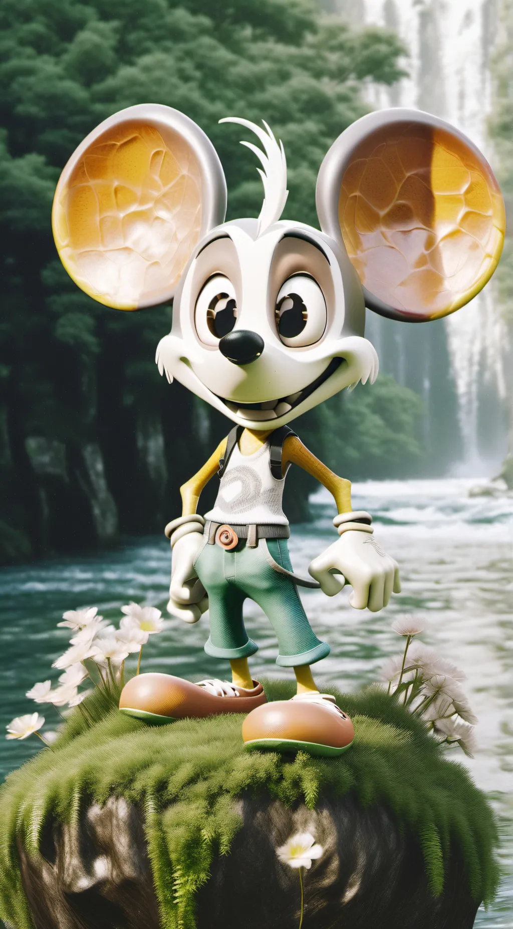 ai character: hh crew as babies background