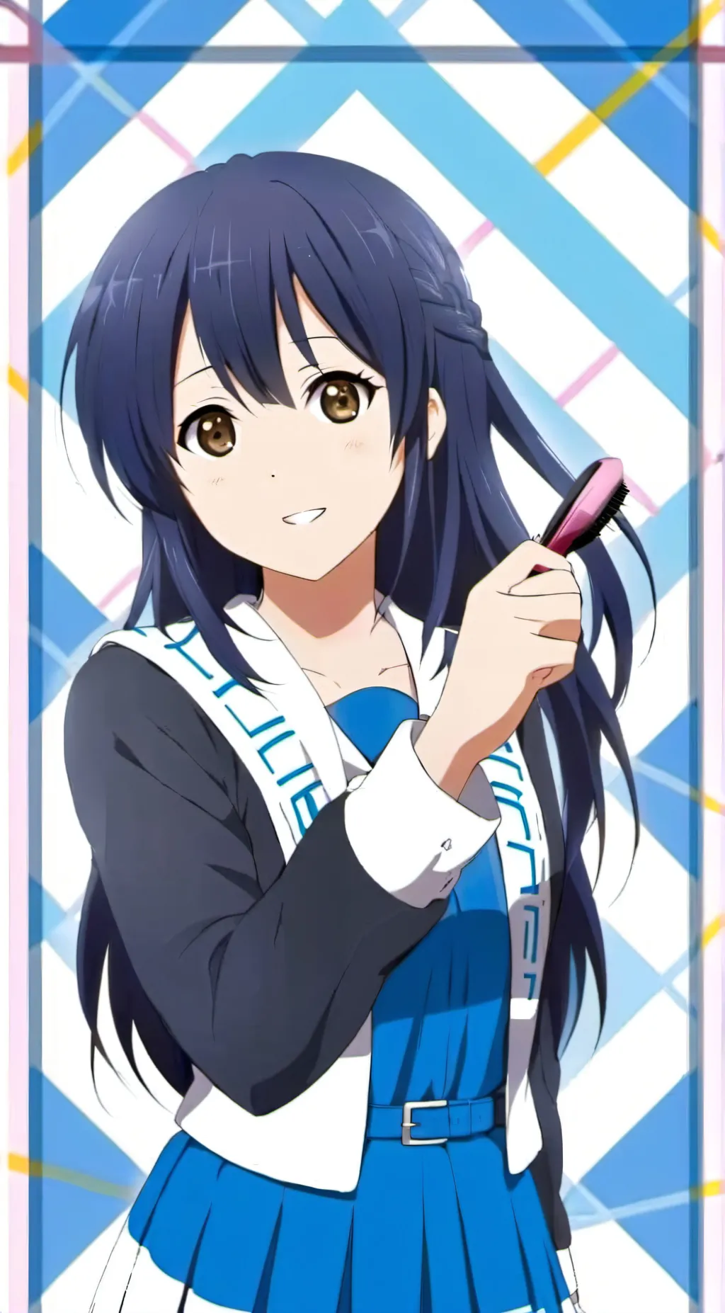 ai character: Umi Sonoda  background