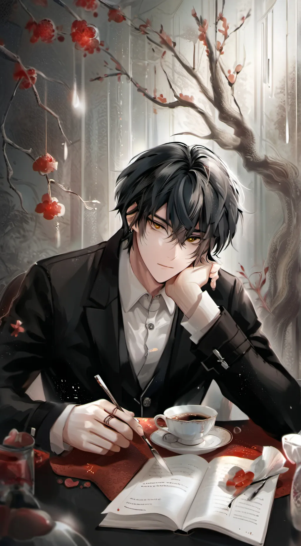 ai character: Daddy  background