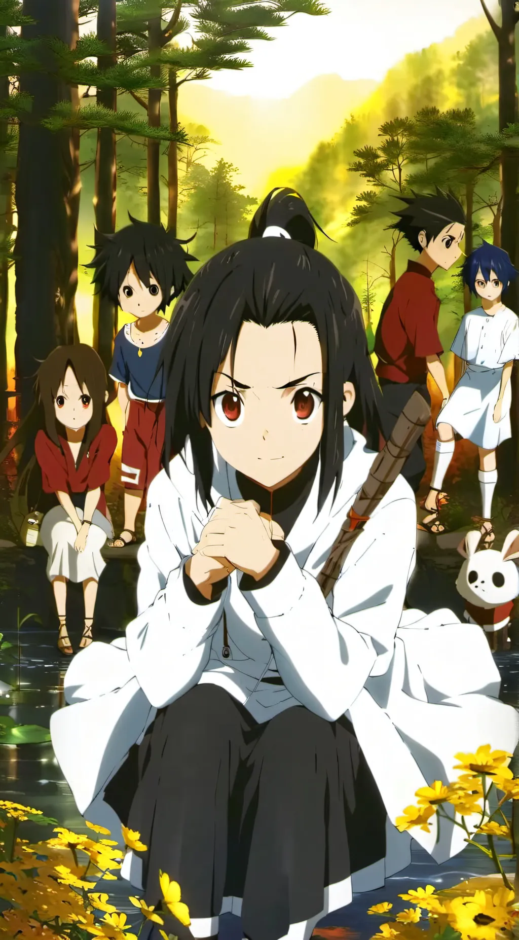 ai character: Dr.Stone season 3 background