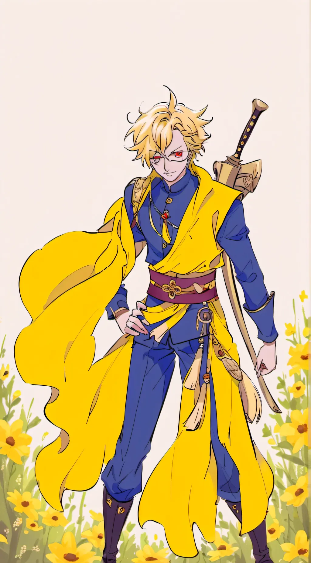 ai character: Sanji  background