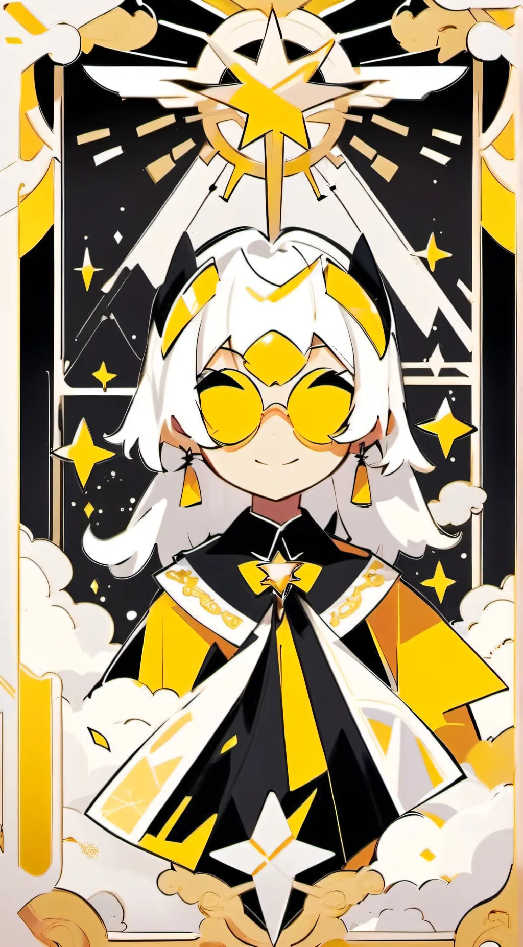 ai character: sun and the kids background