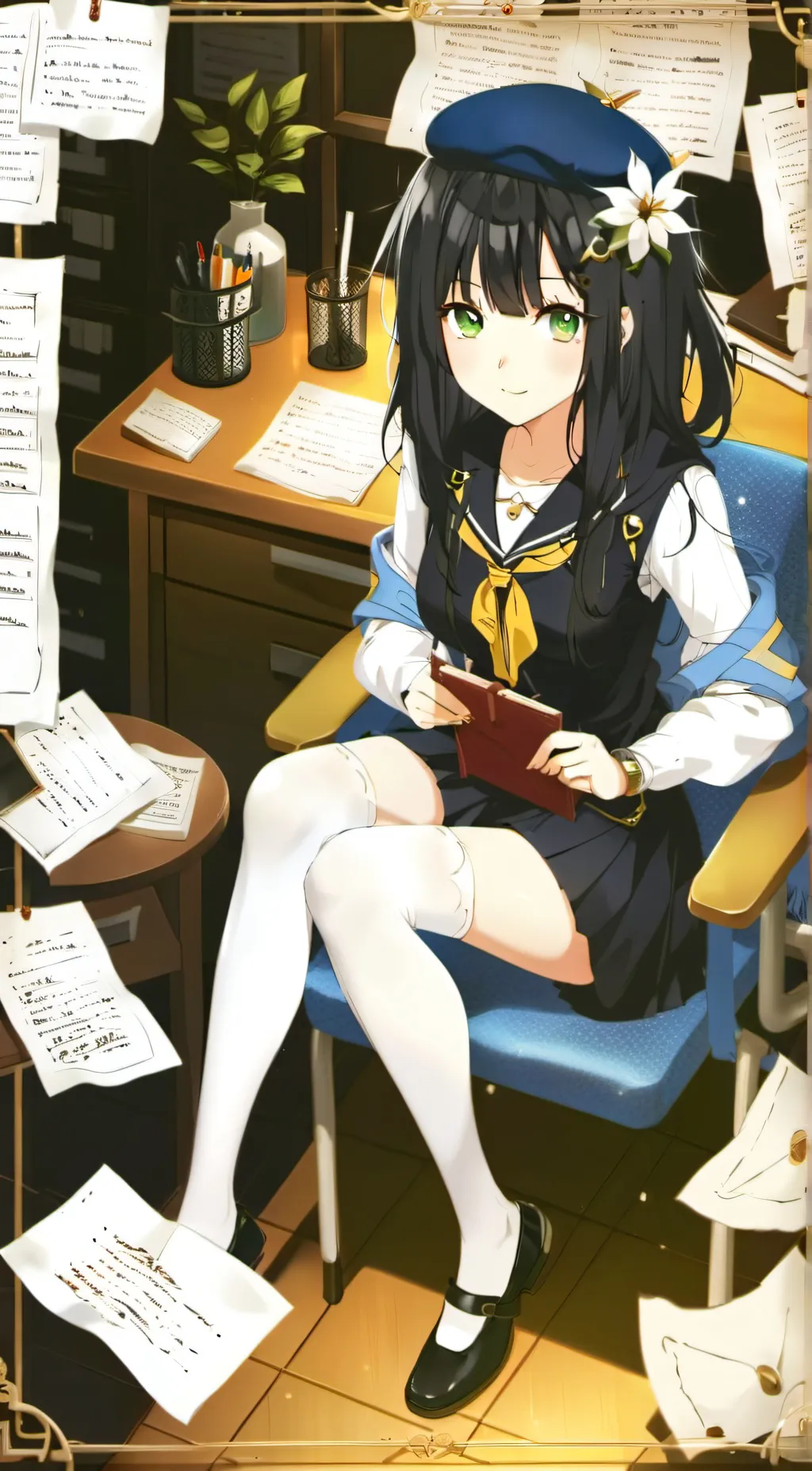 ai character: bokugo  background