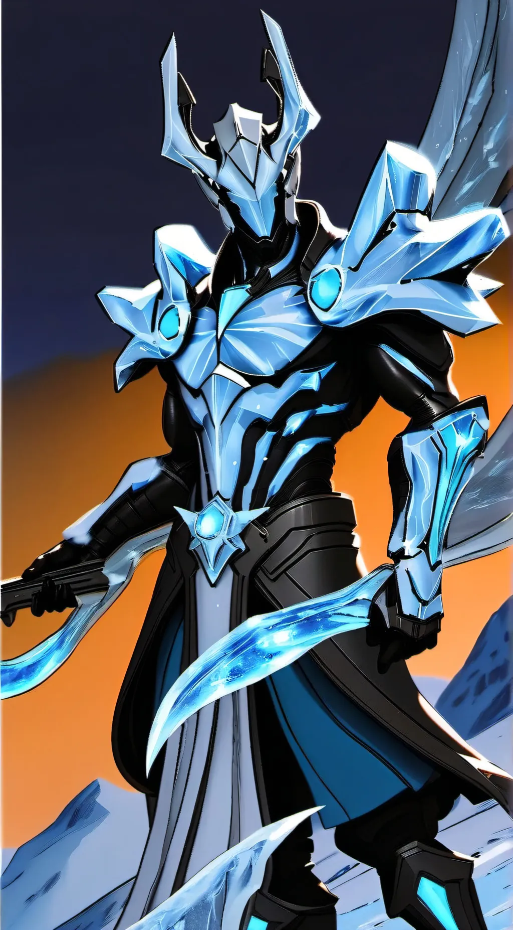 ai character: Frost background