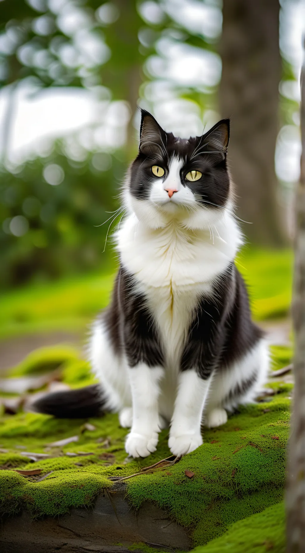 ai character: gato background