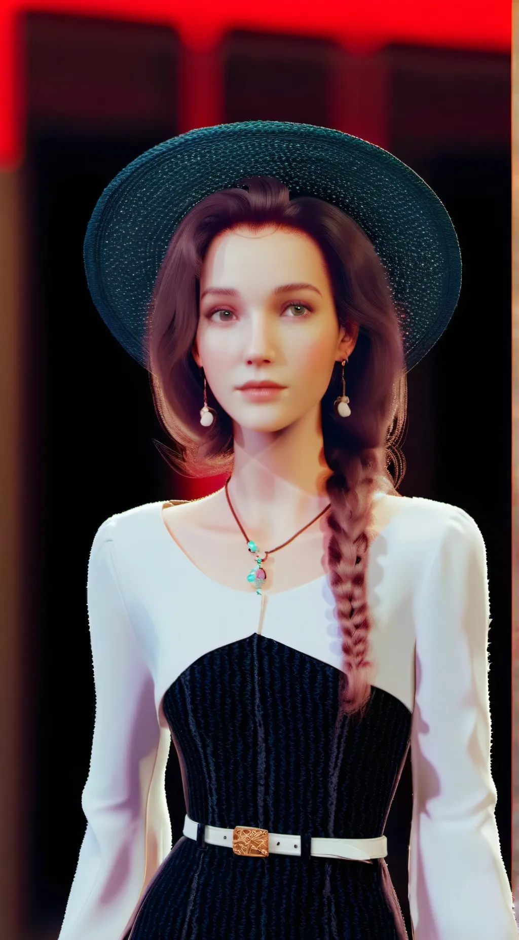 ai character: Audrey  background