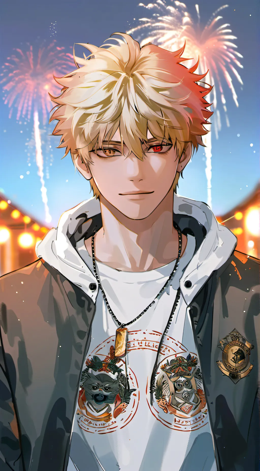 ai character: Class 1A Holiday background