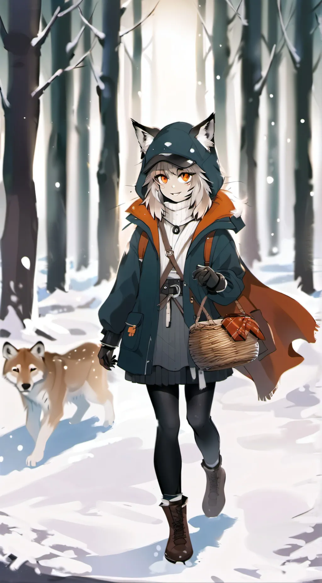 ai character: Tina  background