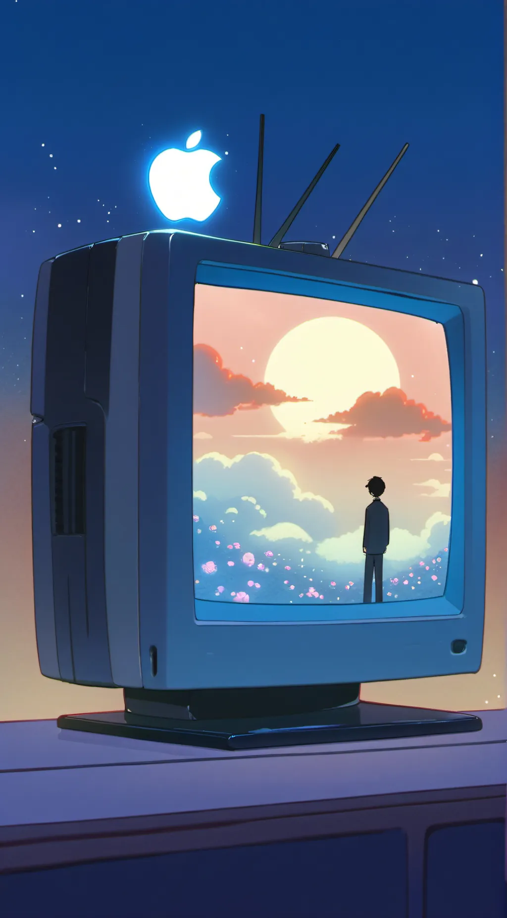 ai character: MHA zoomcall background