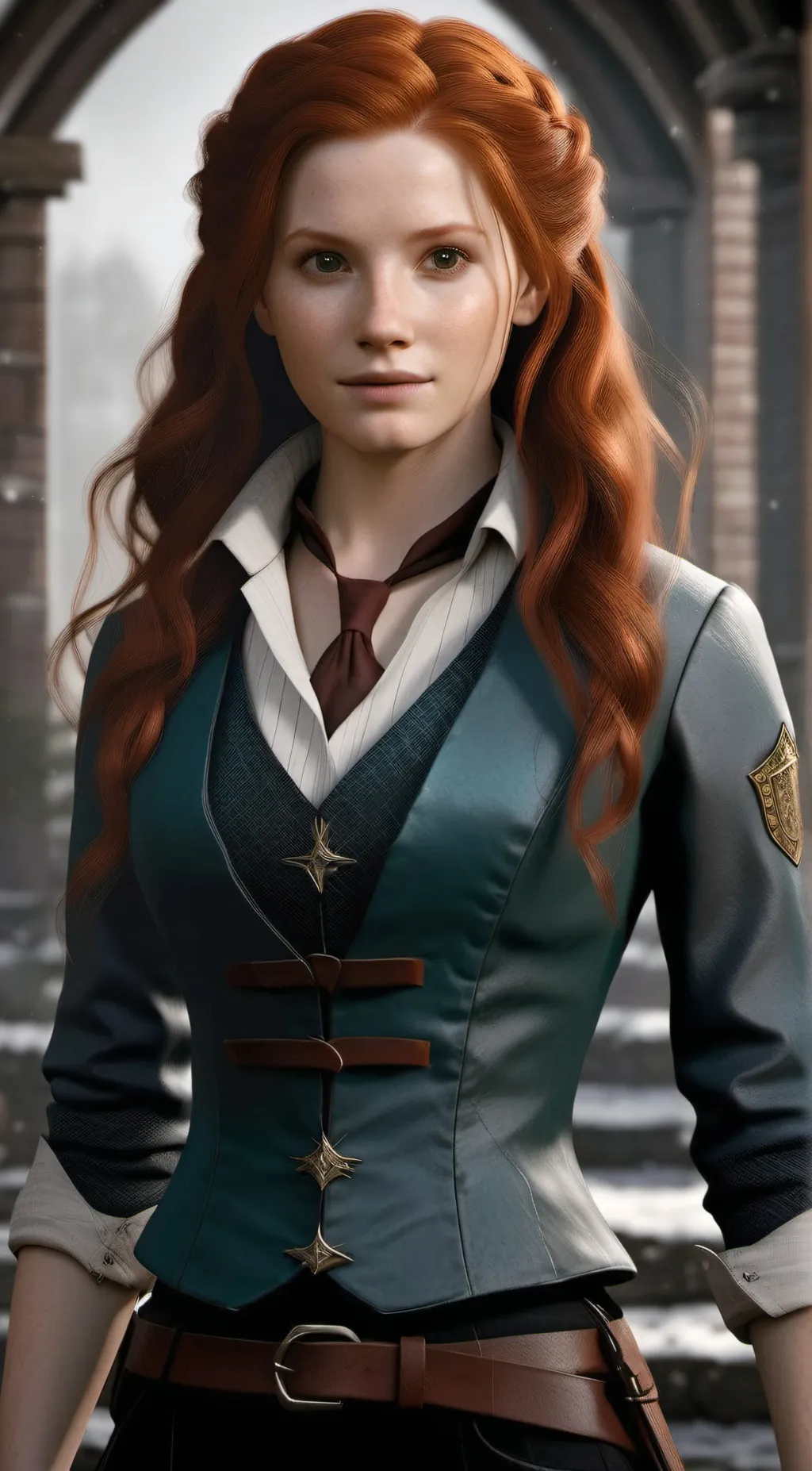 ai character: Ginny Weasley  background