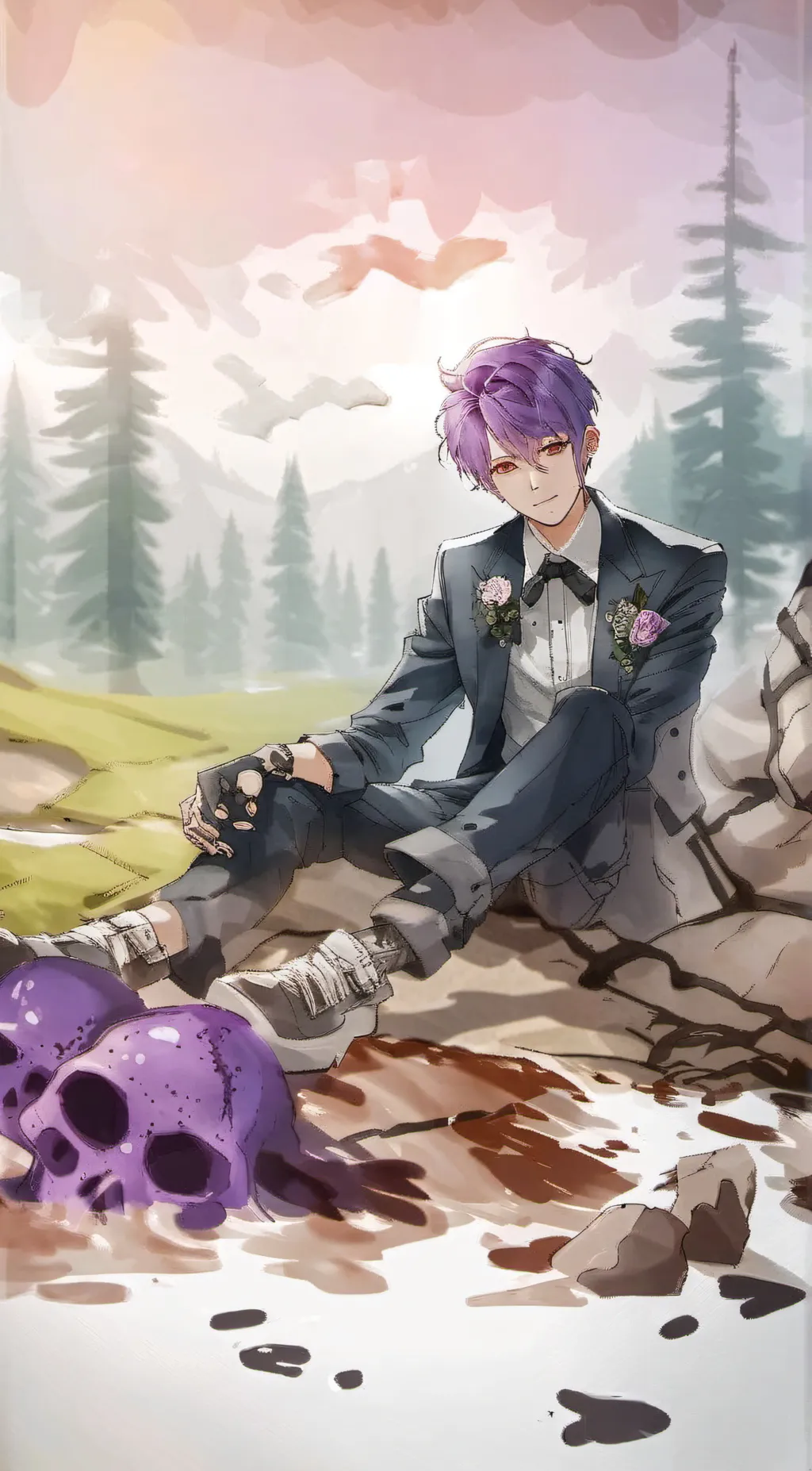 ai character: Mecheal Afton  background