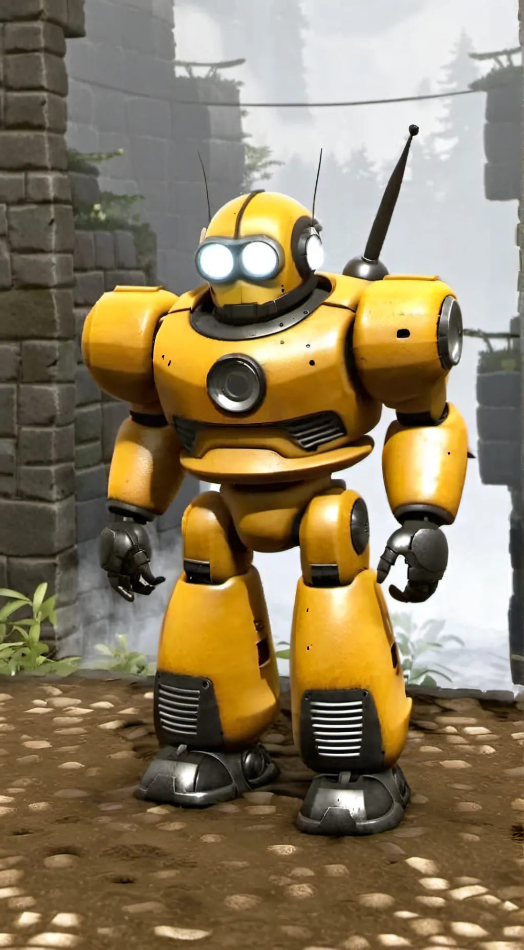 ai character: robot background