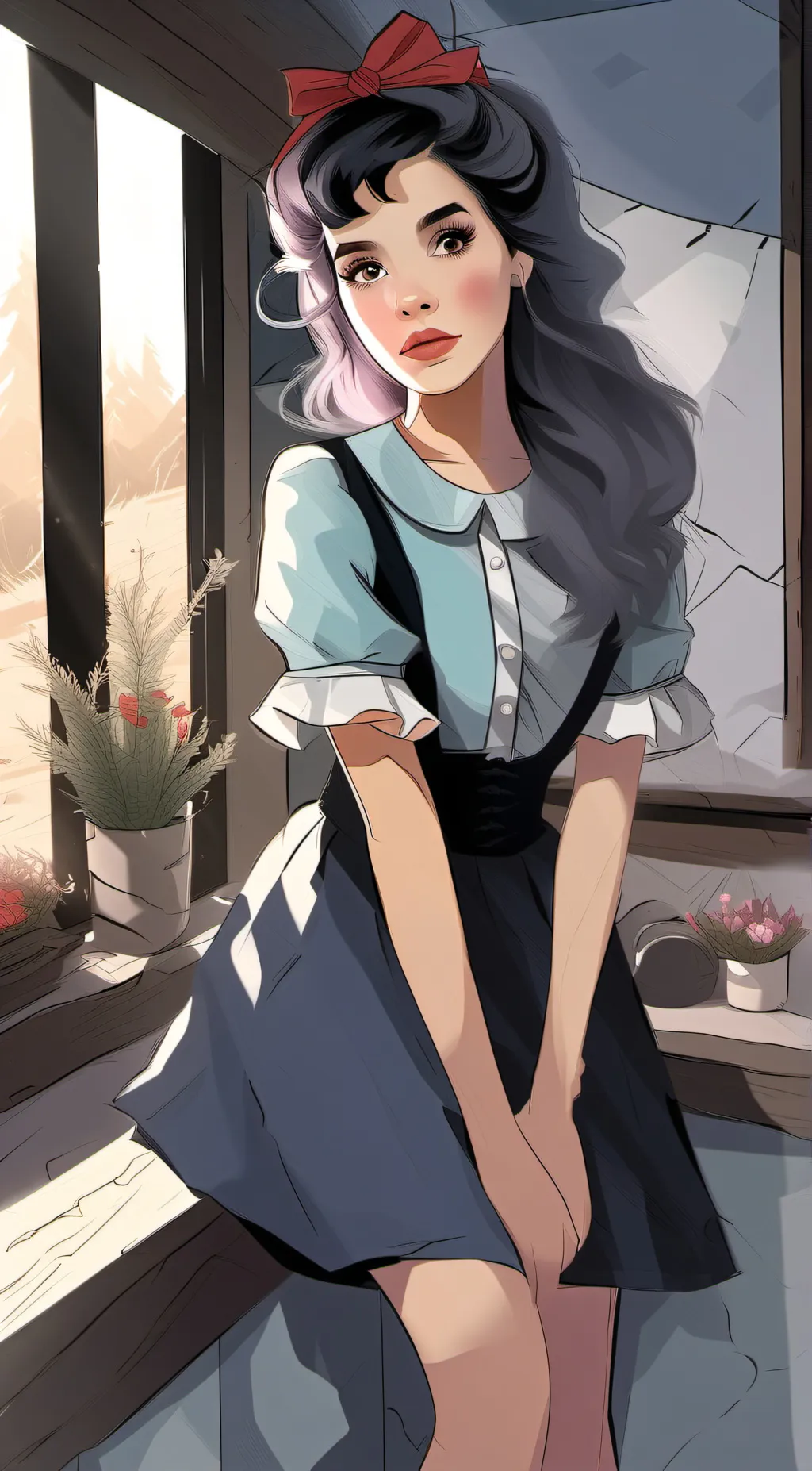 ai character: Melanie martinez background