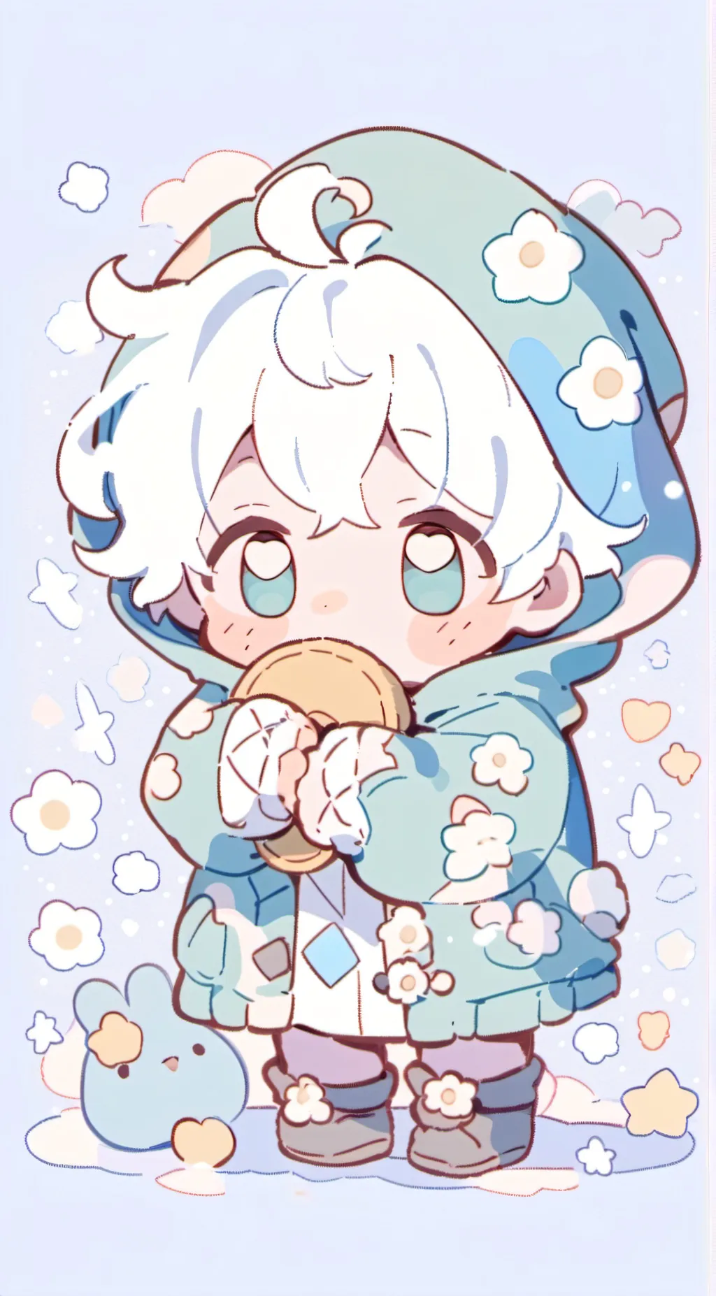 ai character: crybaby background