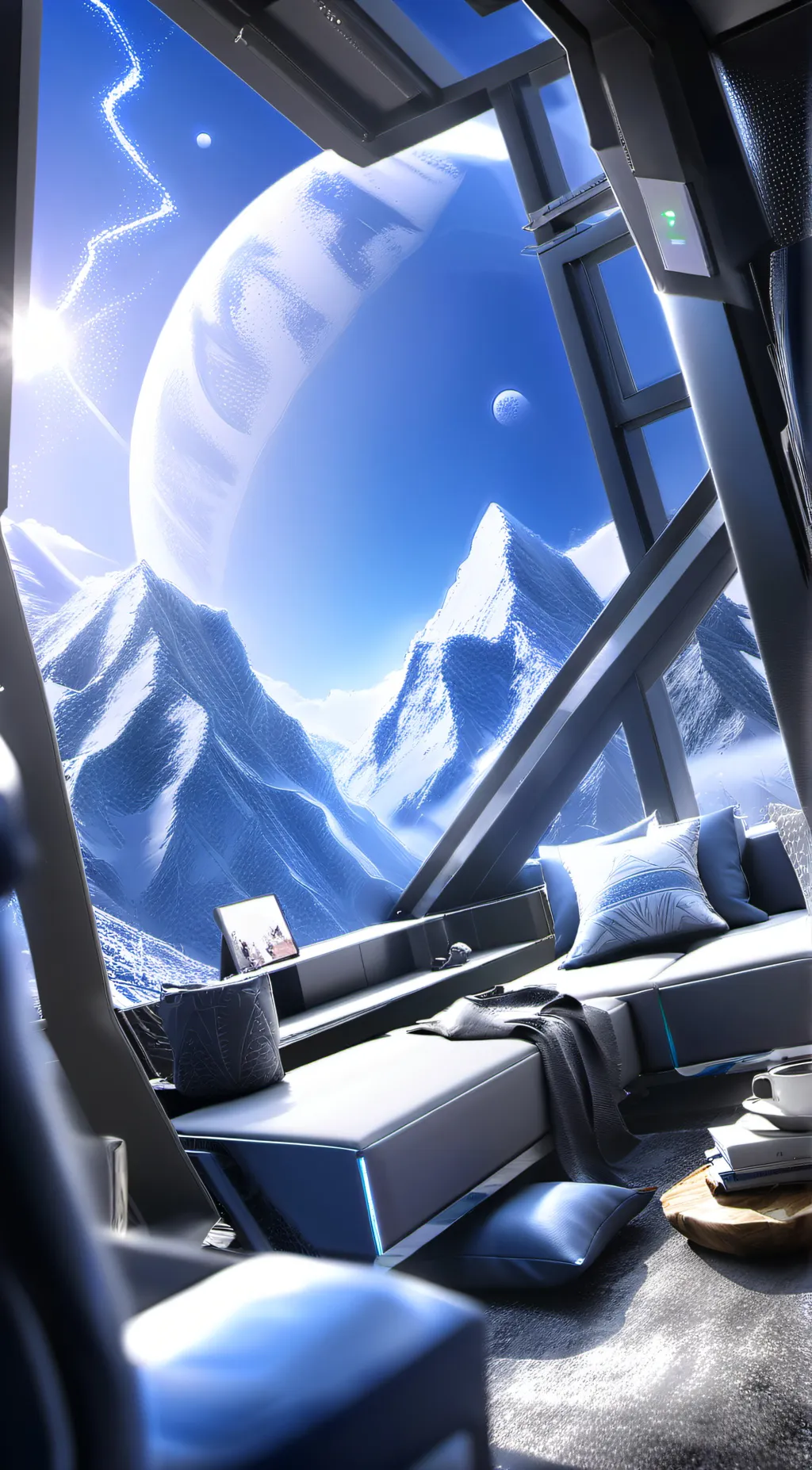 ai character: different world background