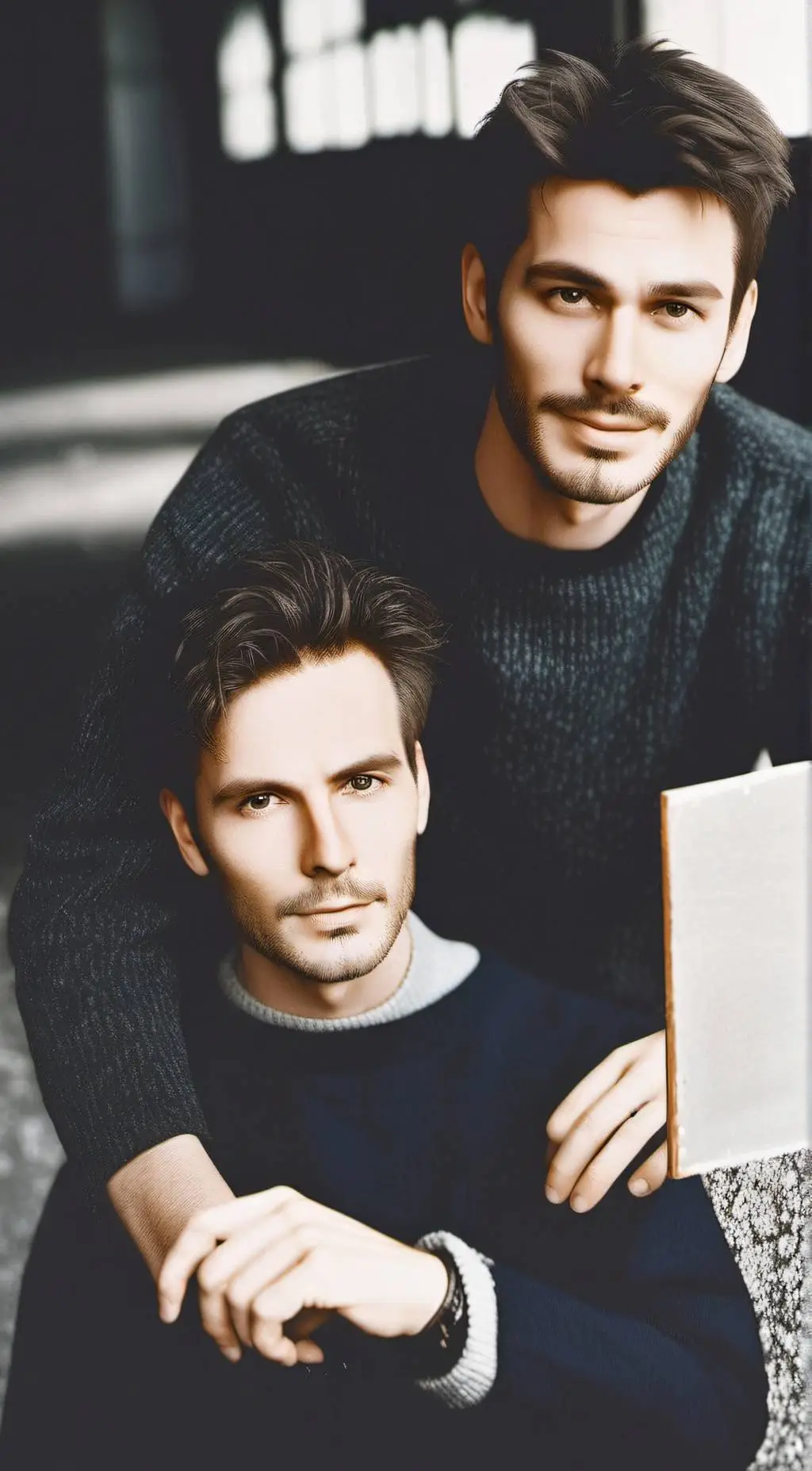 ai character: Emmett and Eliot  background