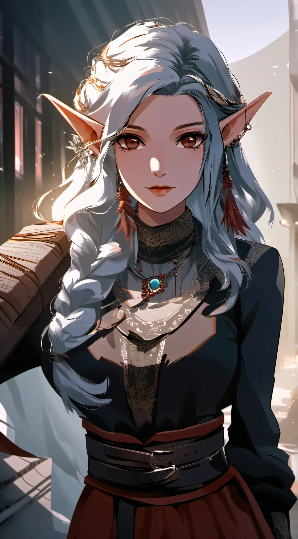 ai character: Sabine  background