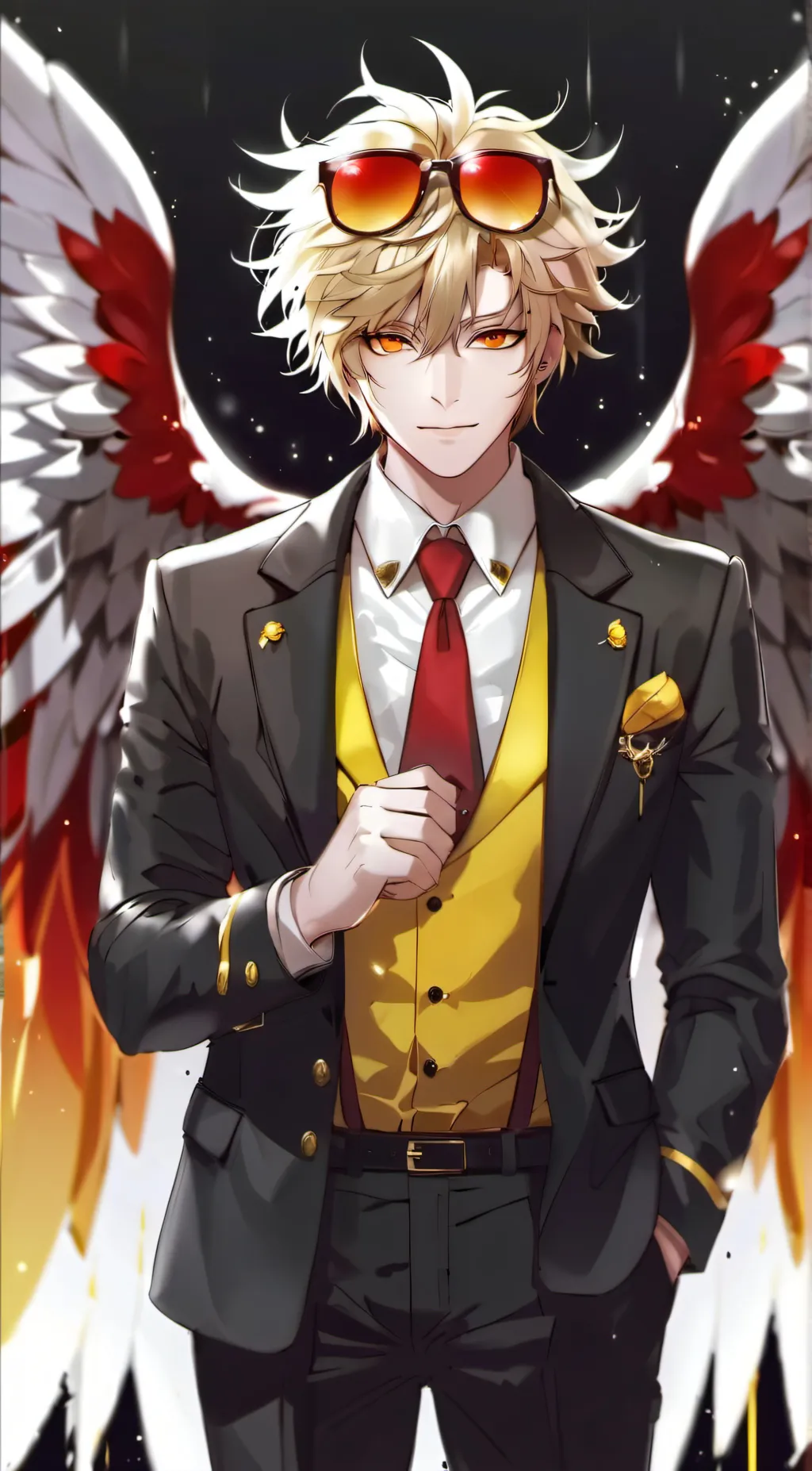 ai character: hawks lays an egg background