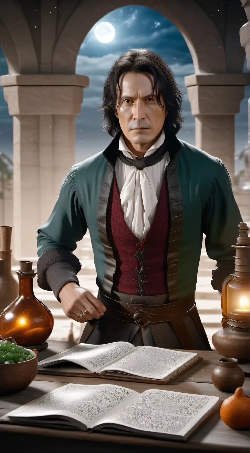 ai character: Severus Snape background