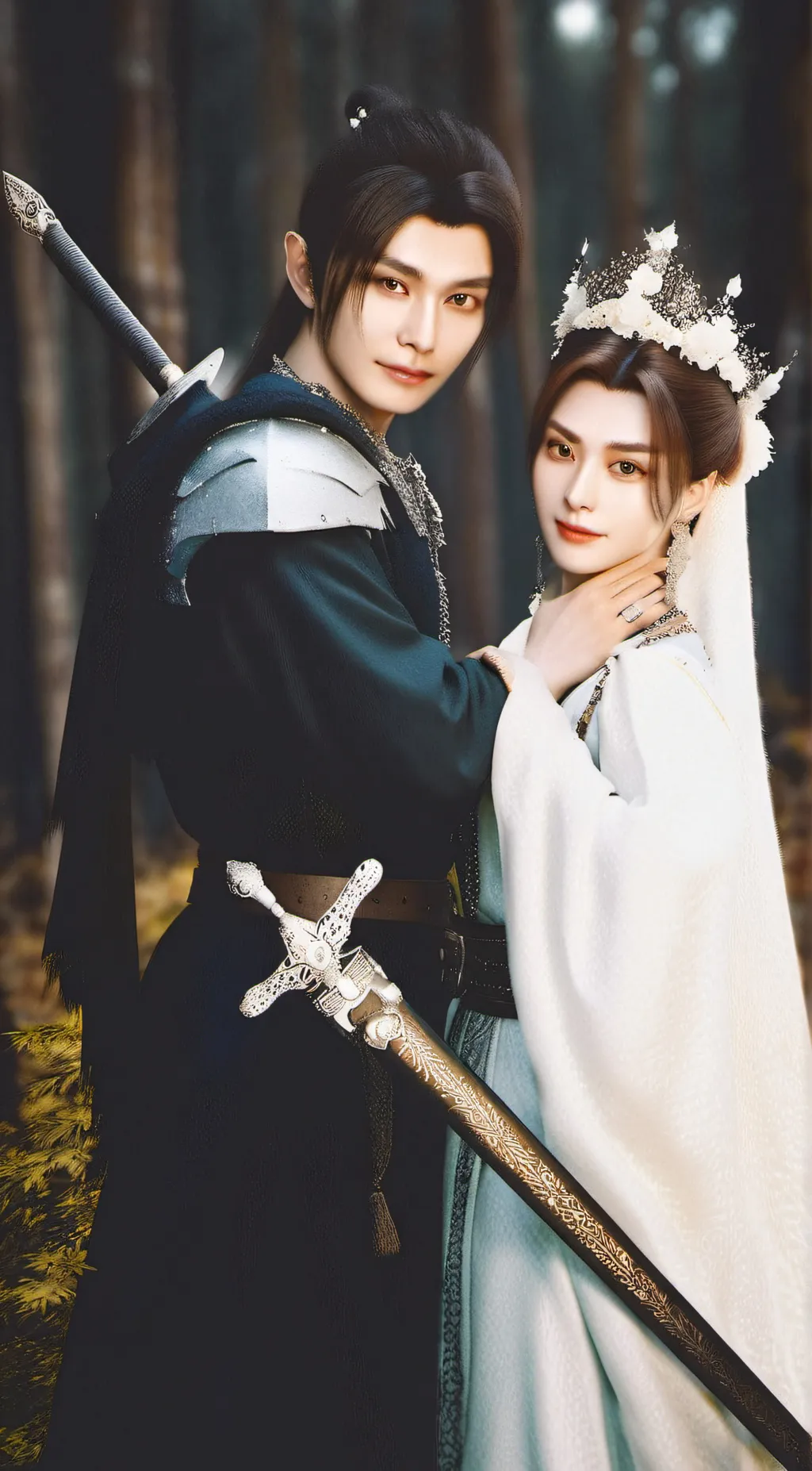 ai character: wang Qian & lu zhi background