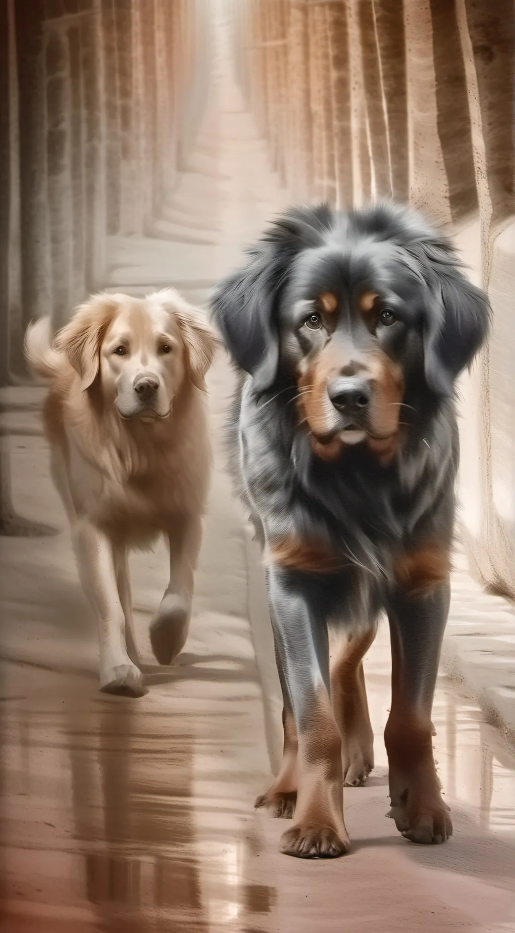 ai character: Zoe and Bo background