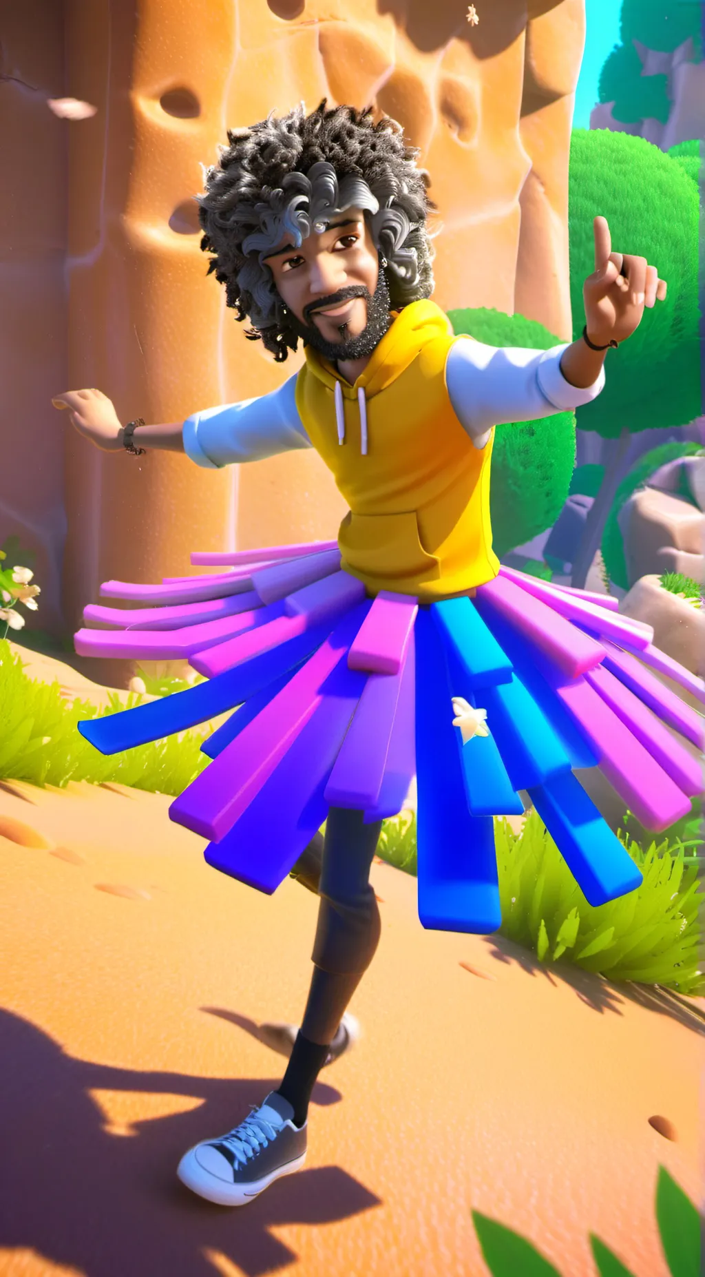 ai character: Adah background