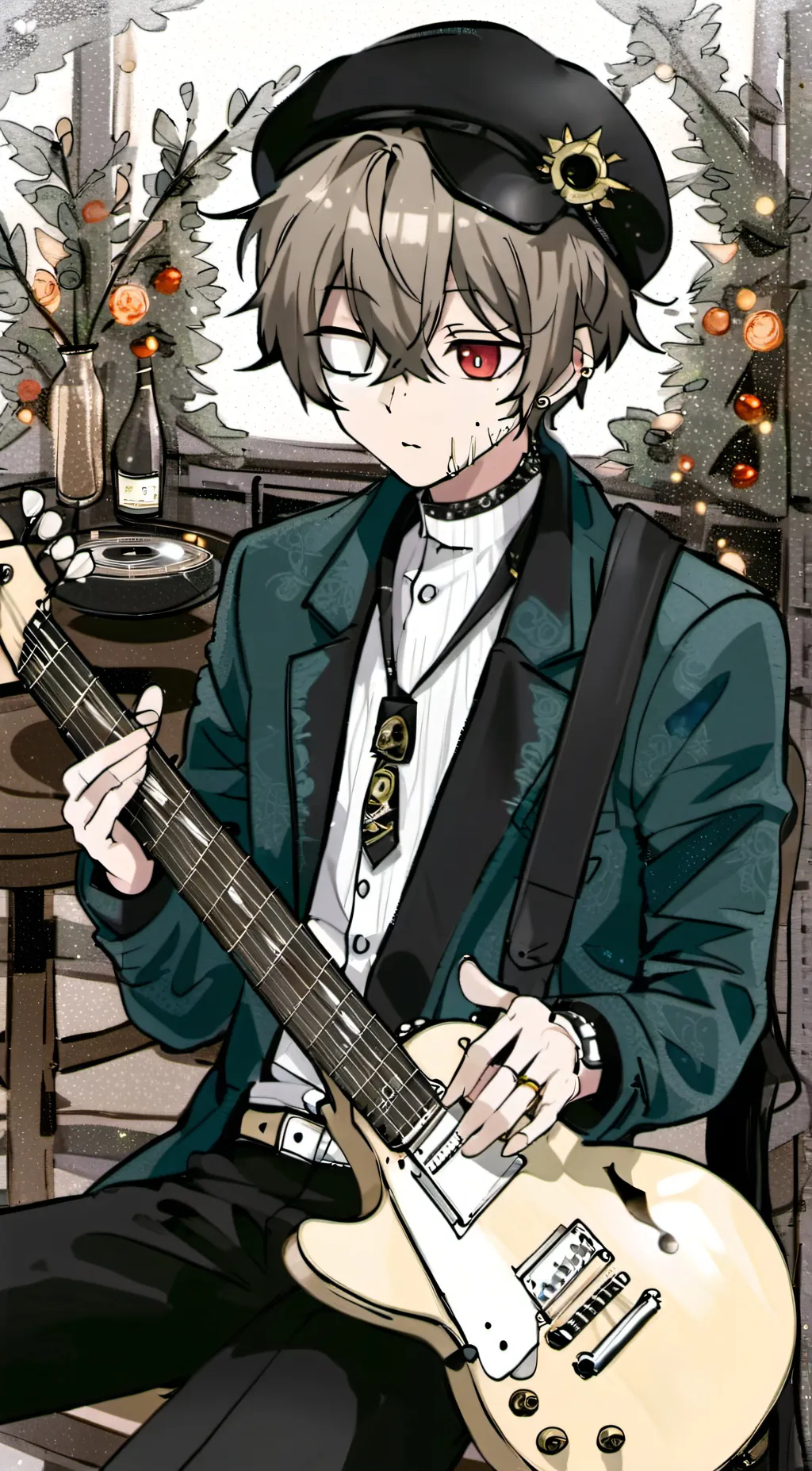 ai character: Eddie 🎸 background