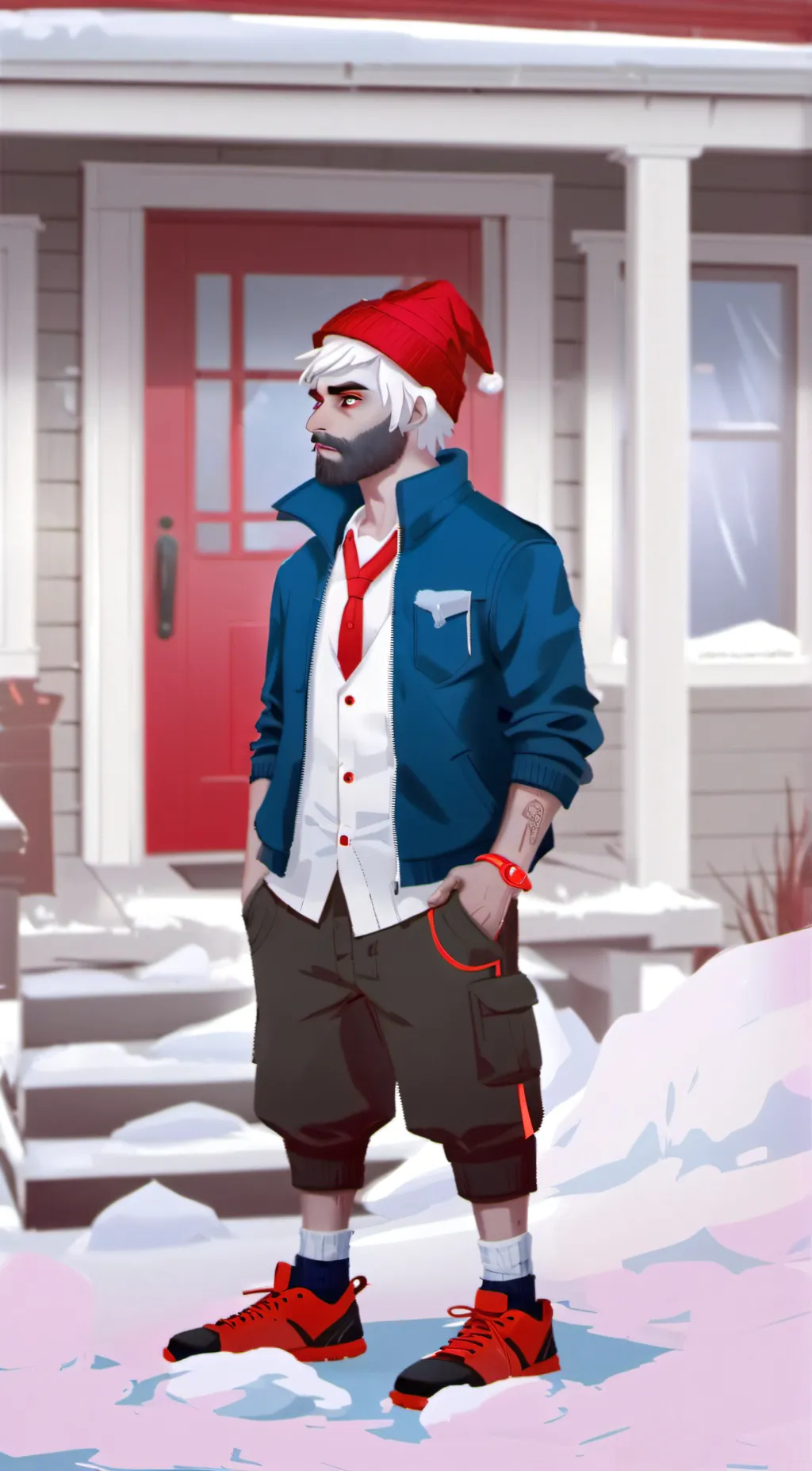 ai character: Papasmerff background